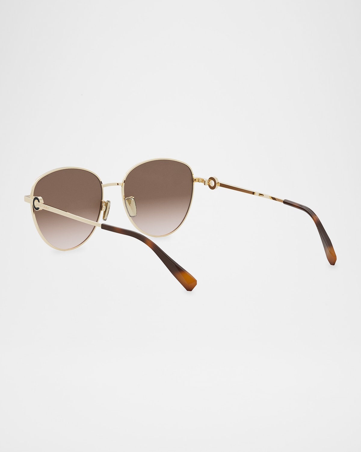 Round Metal & Nylon Sunglasses - 2