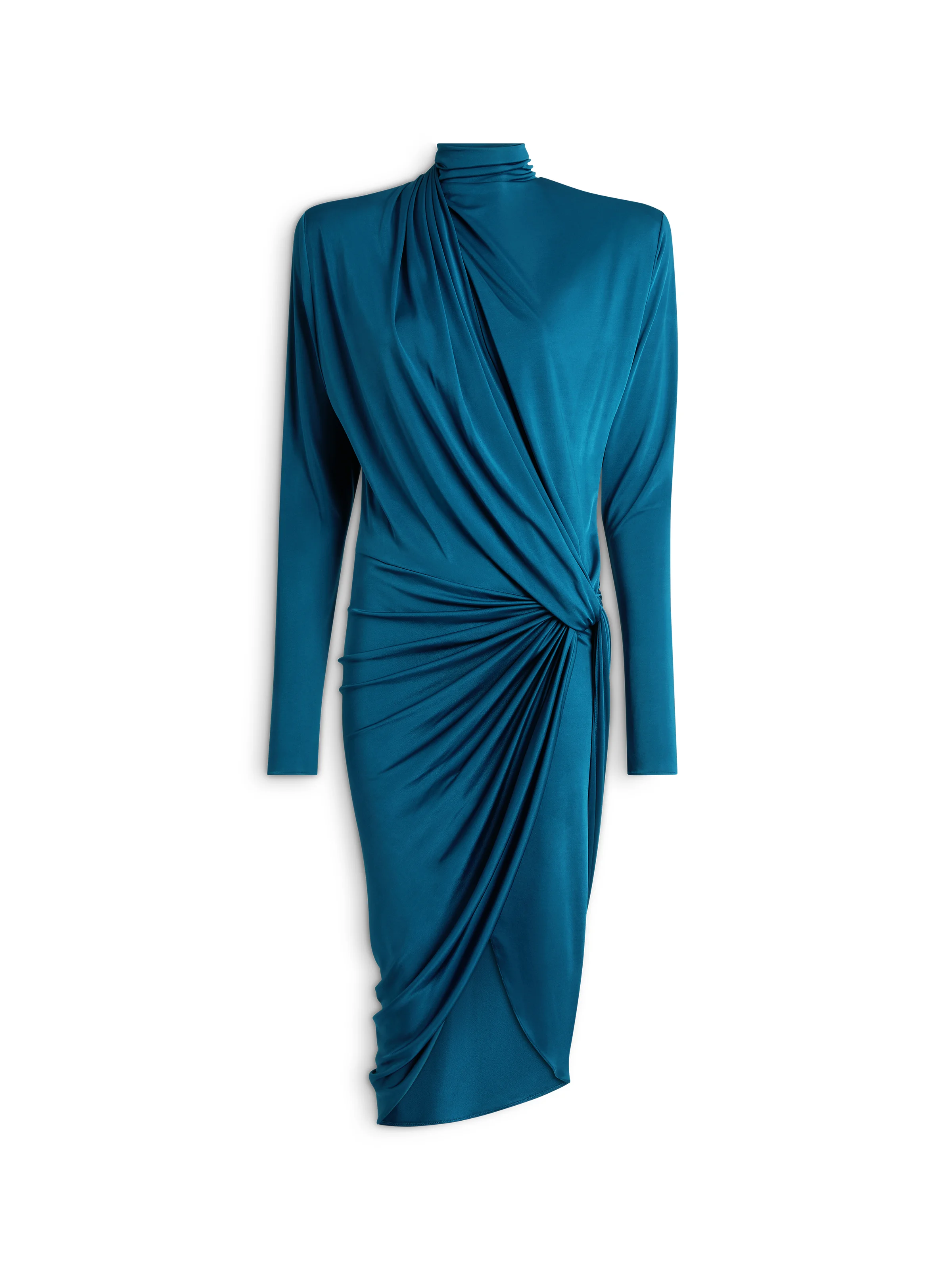 Draped flowing jersey dress - 1
