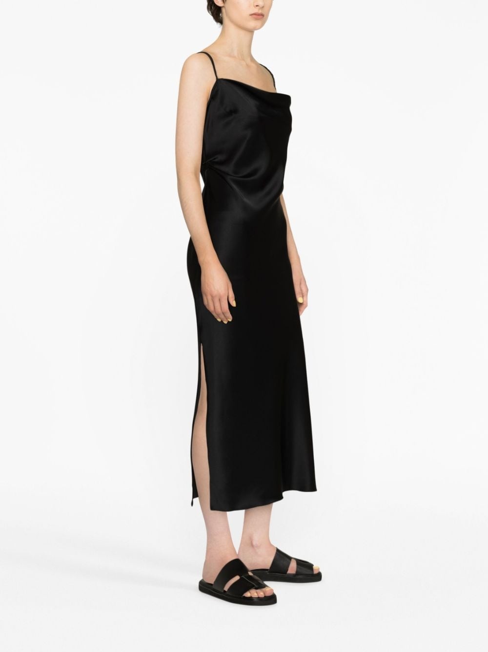 Fiore satin midi dress - 3