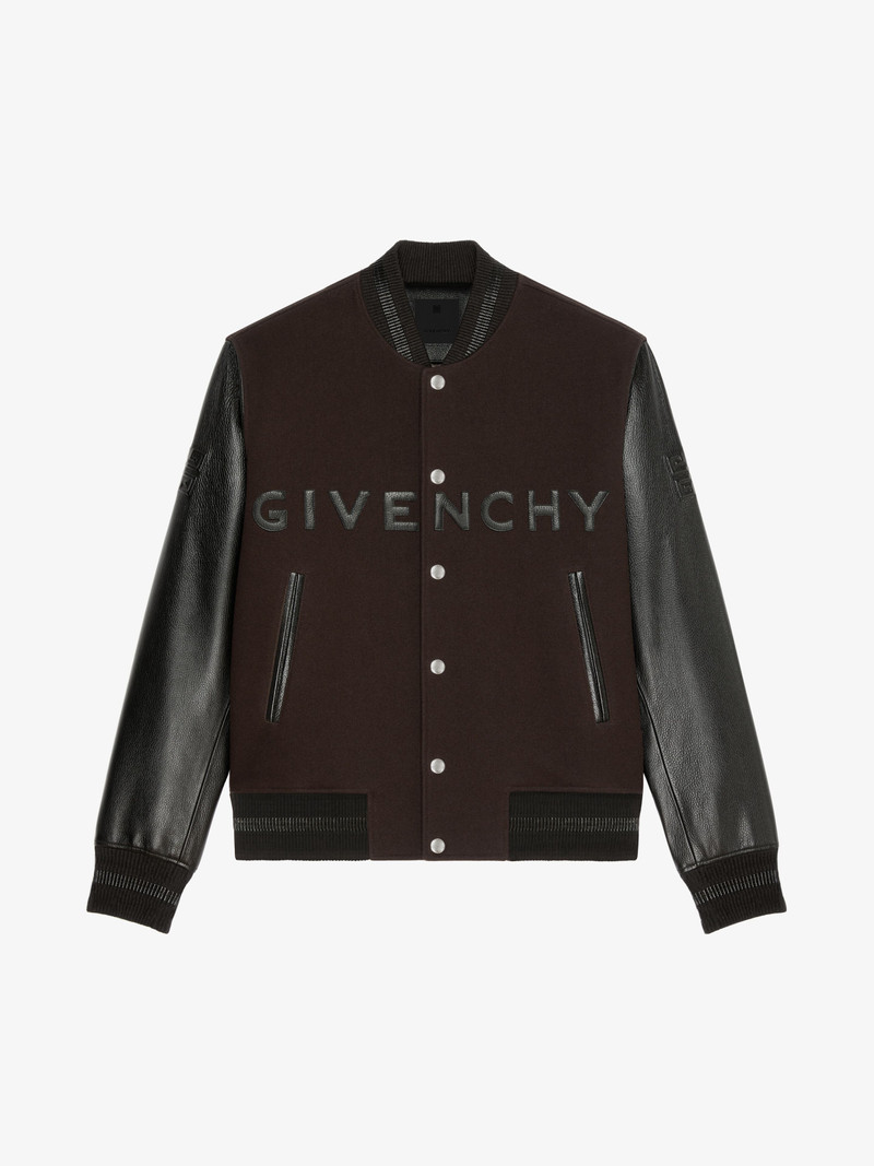 VARSITY JACKET IN WOOL AND LEATHER 1