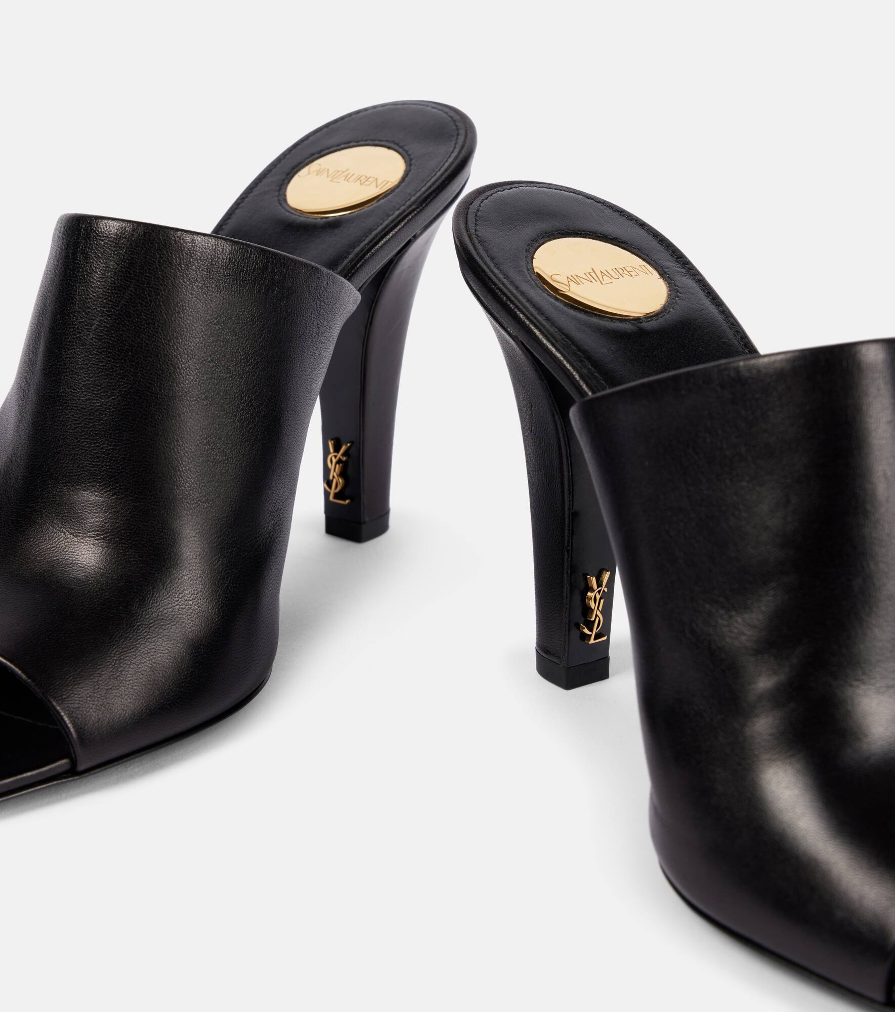 Jill 95 leather mules - 5