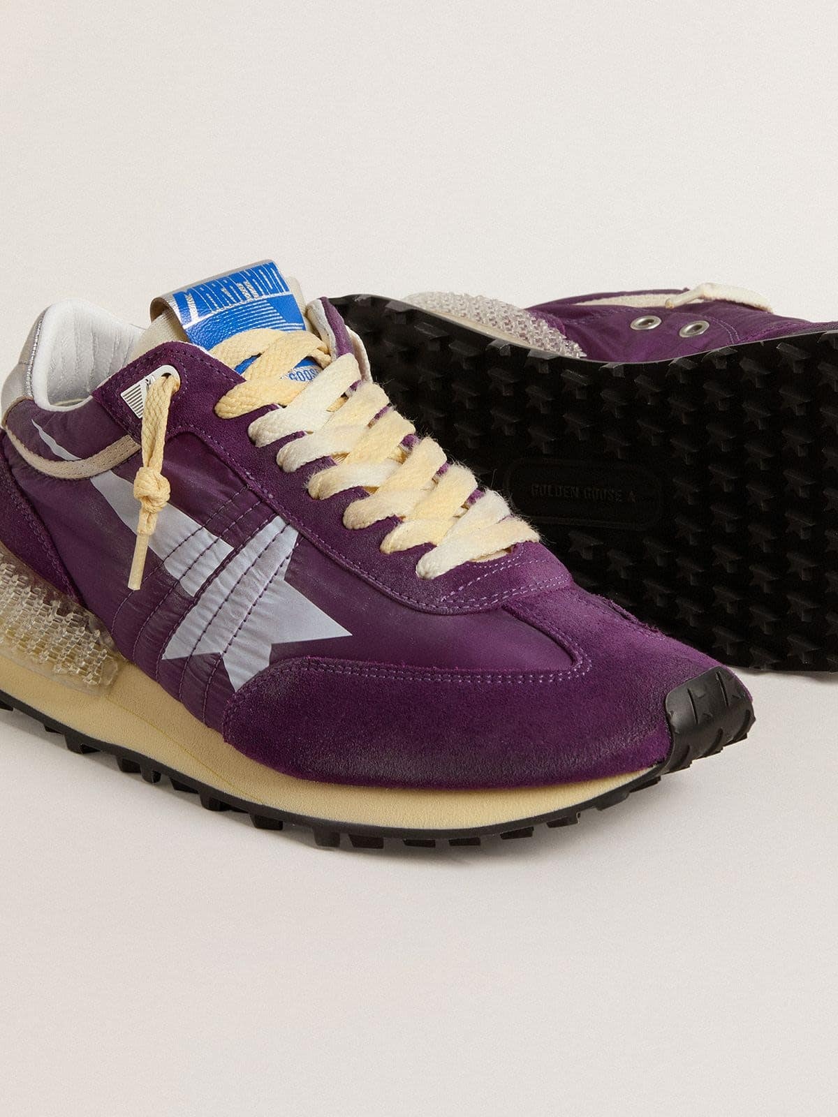 Men’s Marathon with purple nylon upper and white star - 3