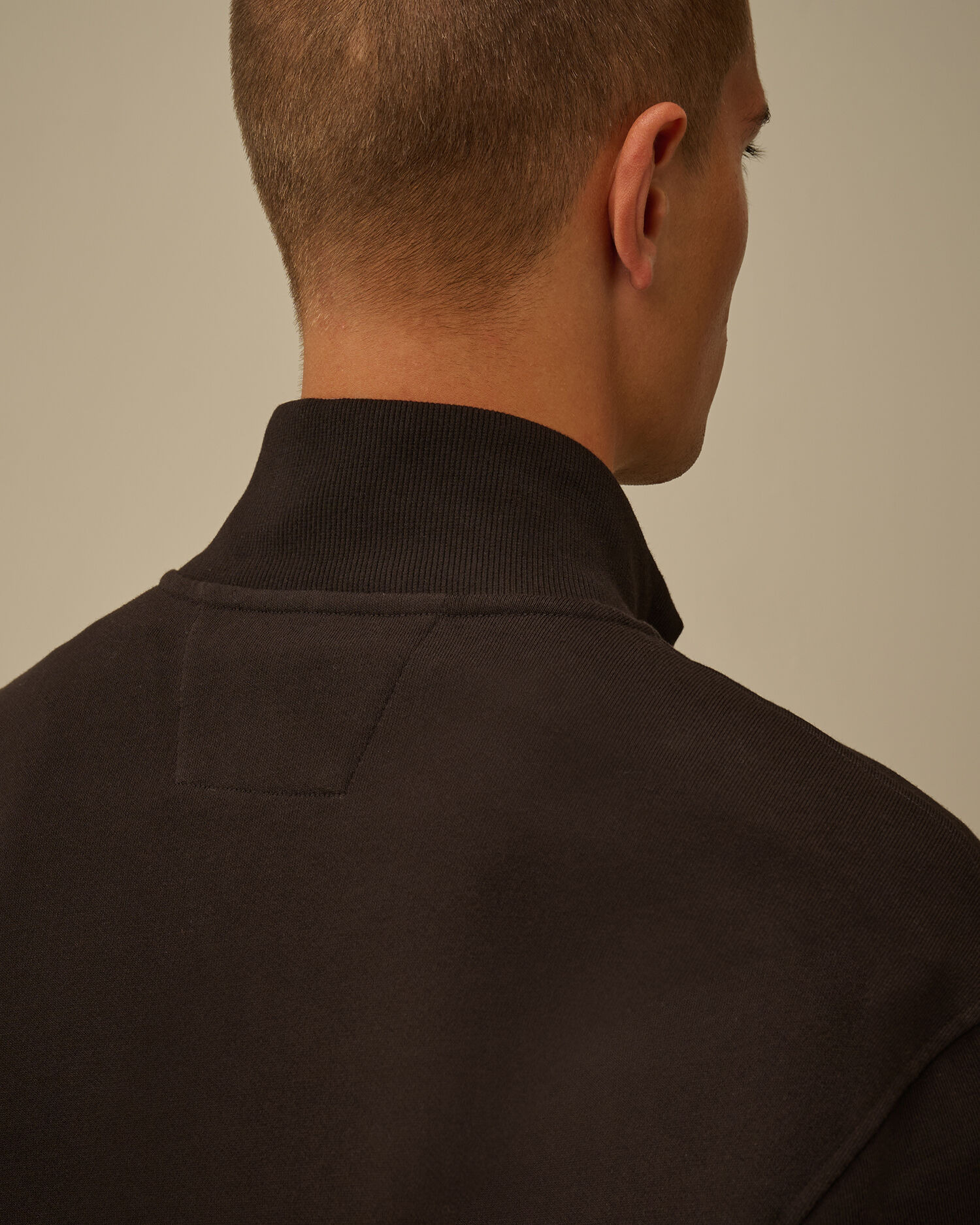 Diagonal Raised Fleece Full Zip Sweatshirt - 6