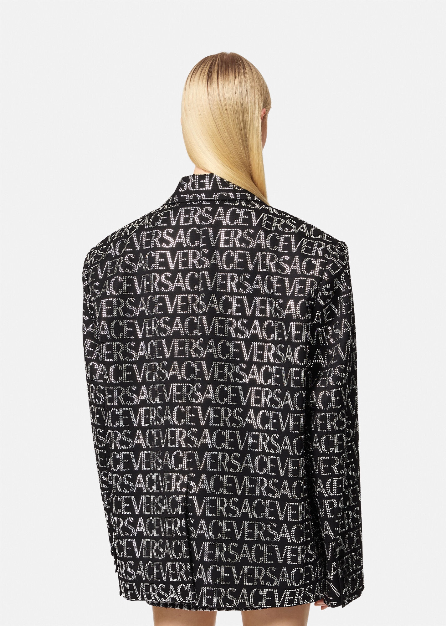 Crystal Versace Allover Blazer - 4