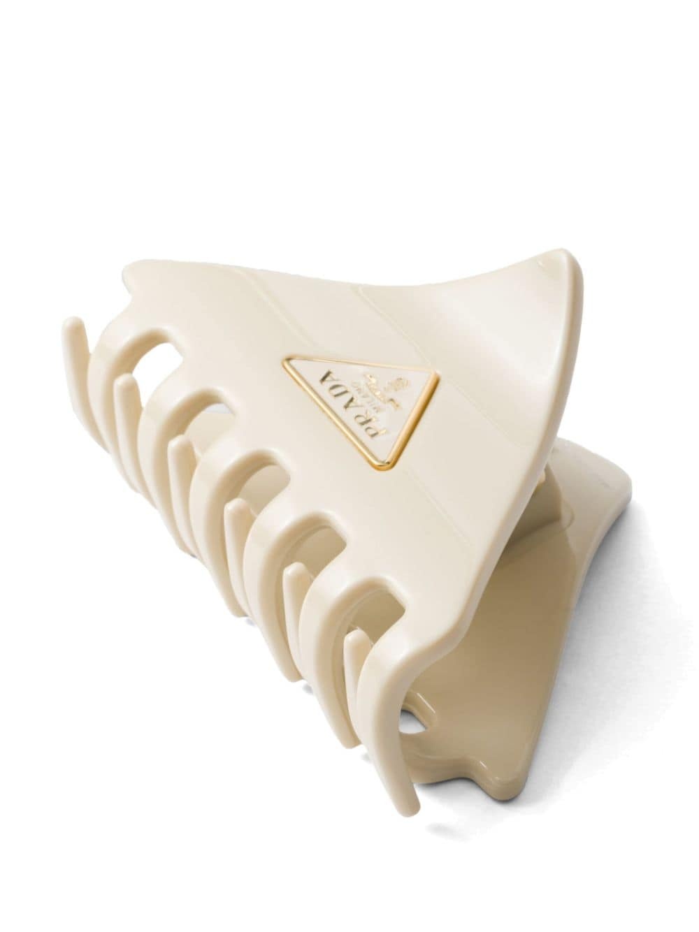 logo-appliquÃ© hair clip - 2