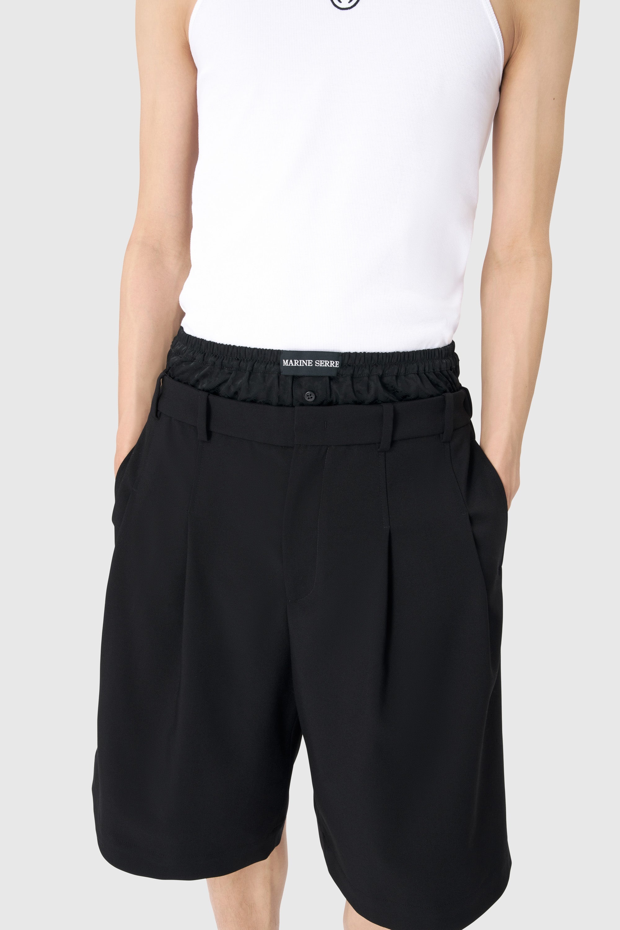 Virgin Wool Twill Shorts - 2