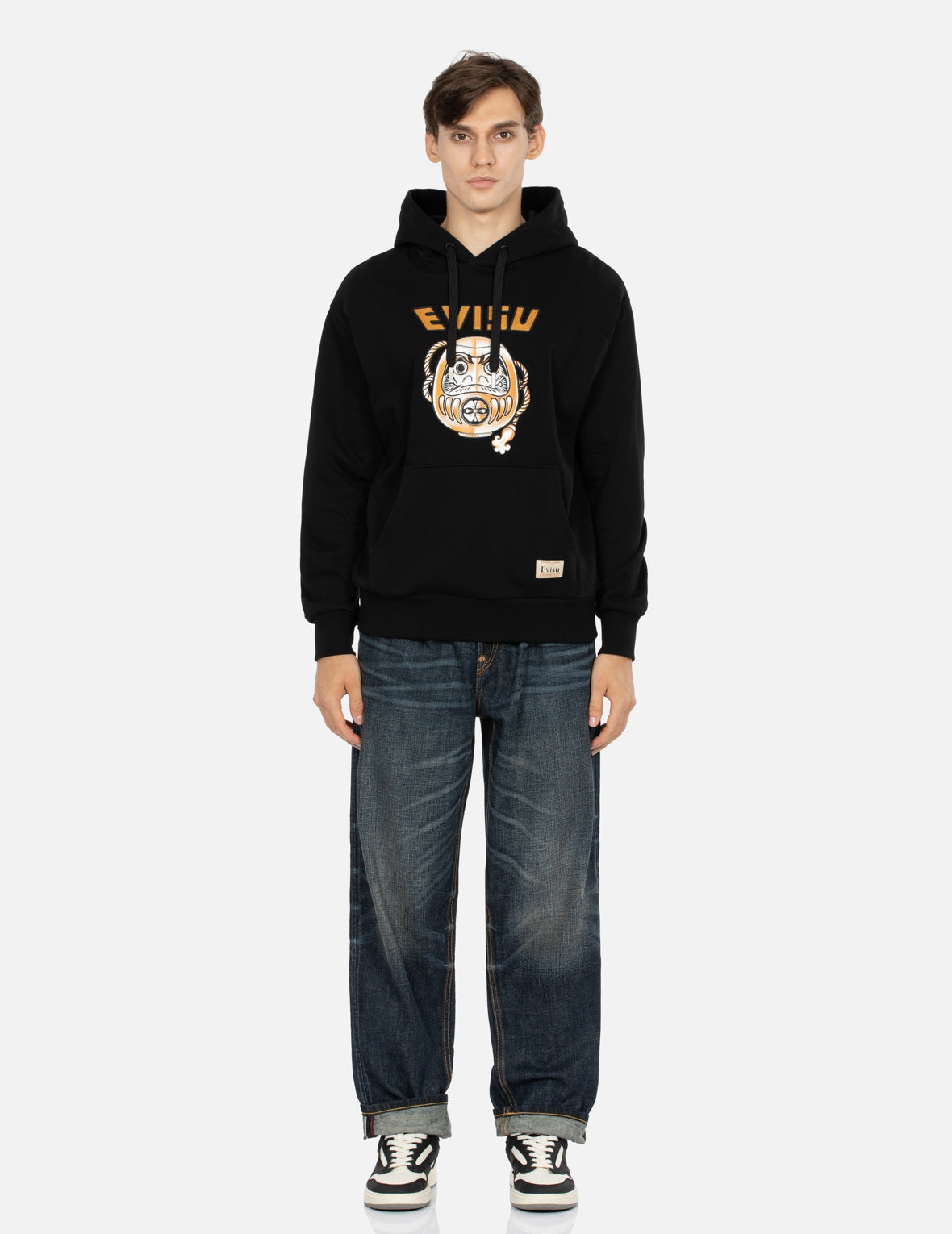 Inari Mask Print Relax Fit Denim Jeans - 6