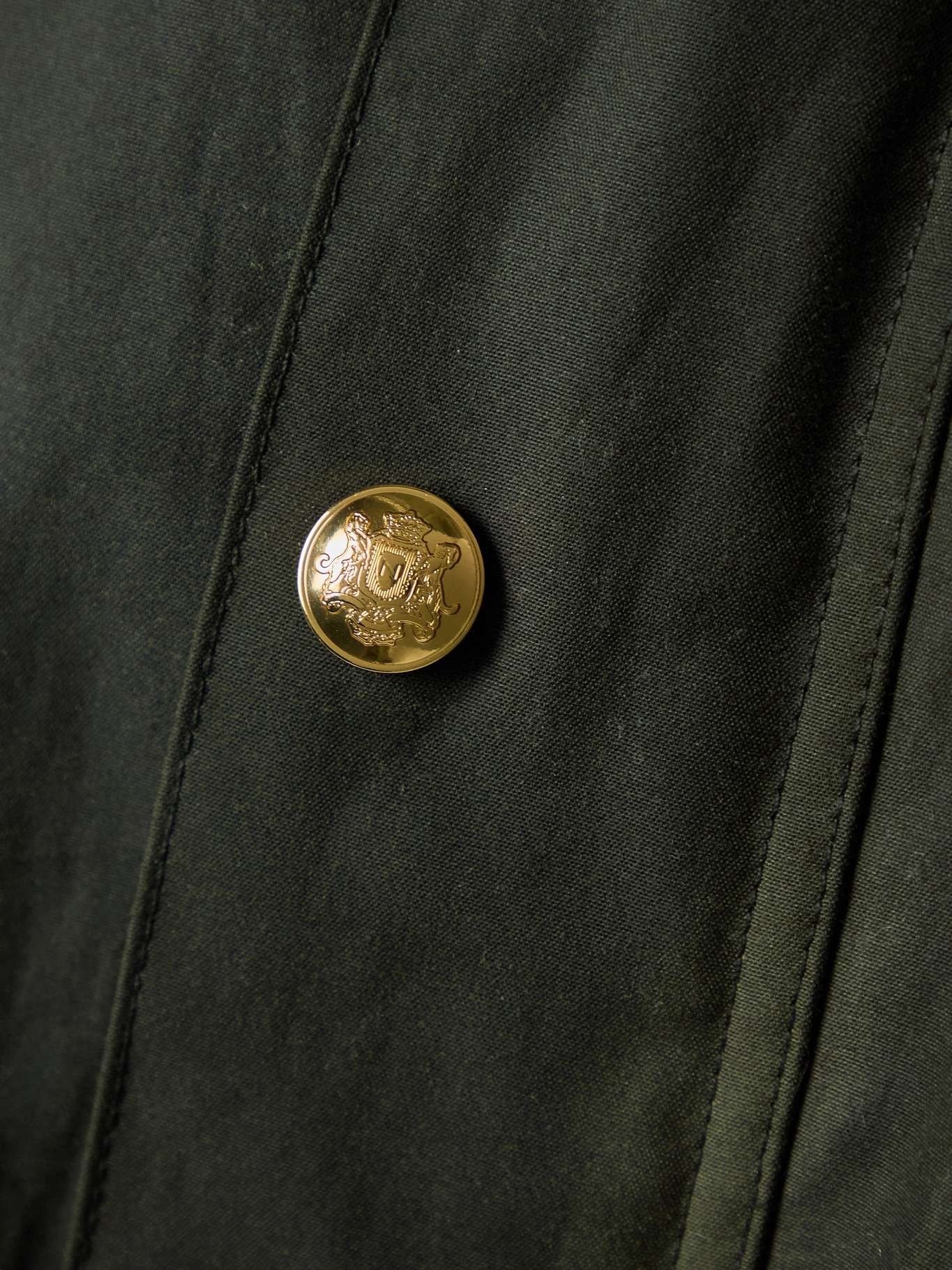 Romauld corduroy-trimmed waxed cotton-canvas coat - 5