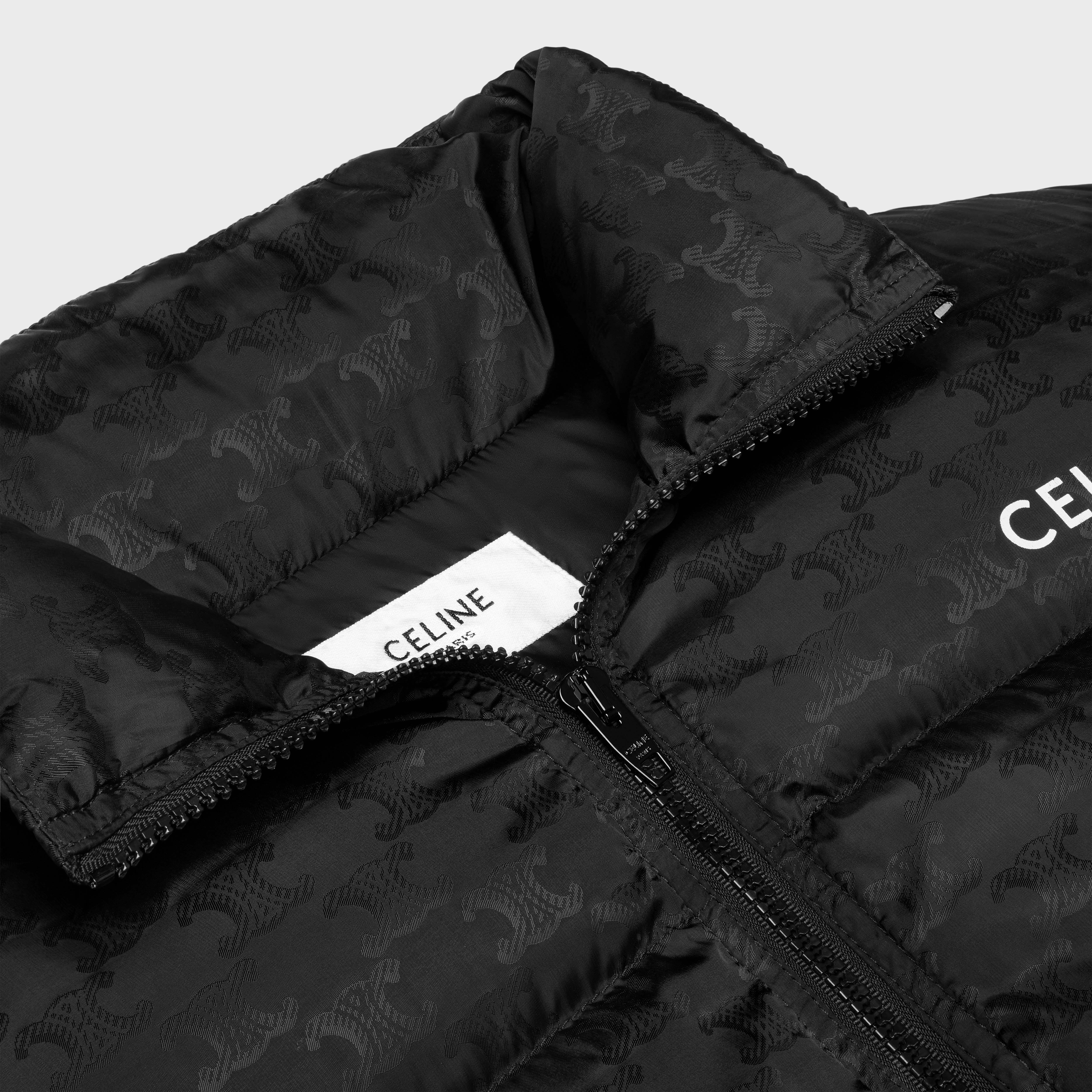 CELINE celine down jacket in triomphe nylon jacquard