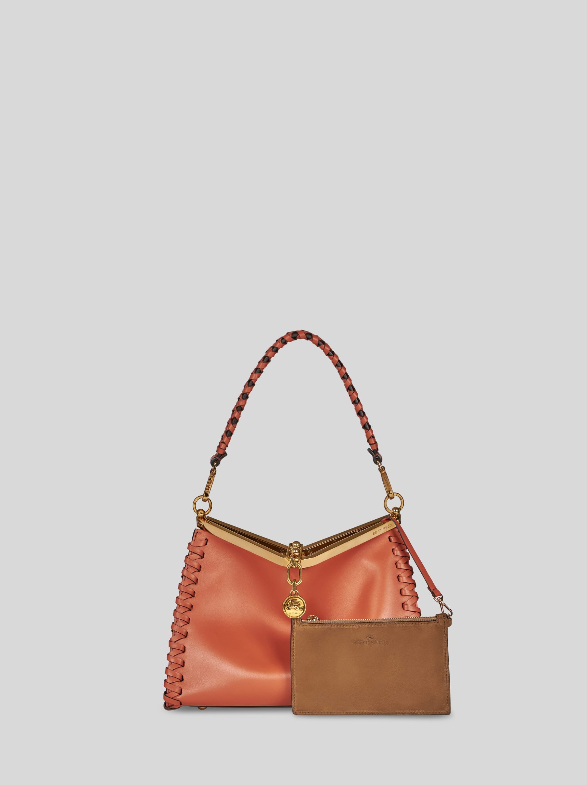 Etro – Vela Medium Con Infilature Rame - 3