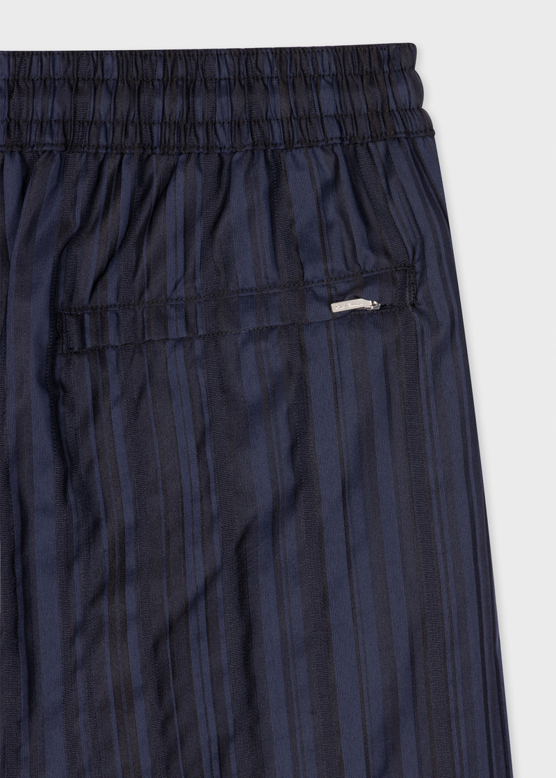 Paul Smith Navy 'Shadow Stripe' Swim Shorts outlook