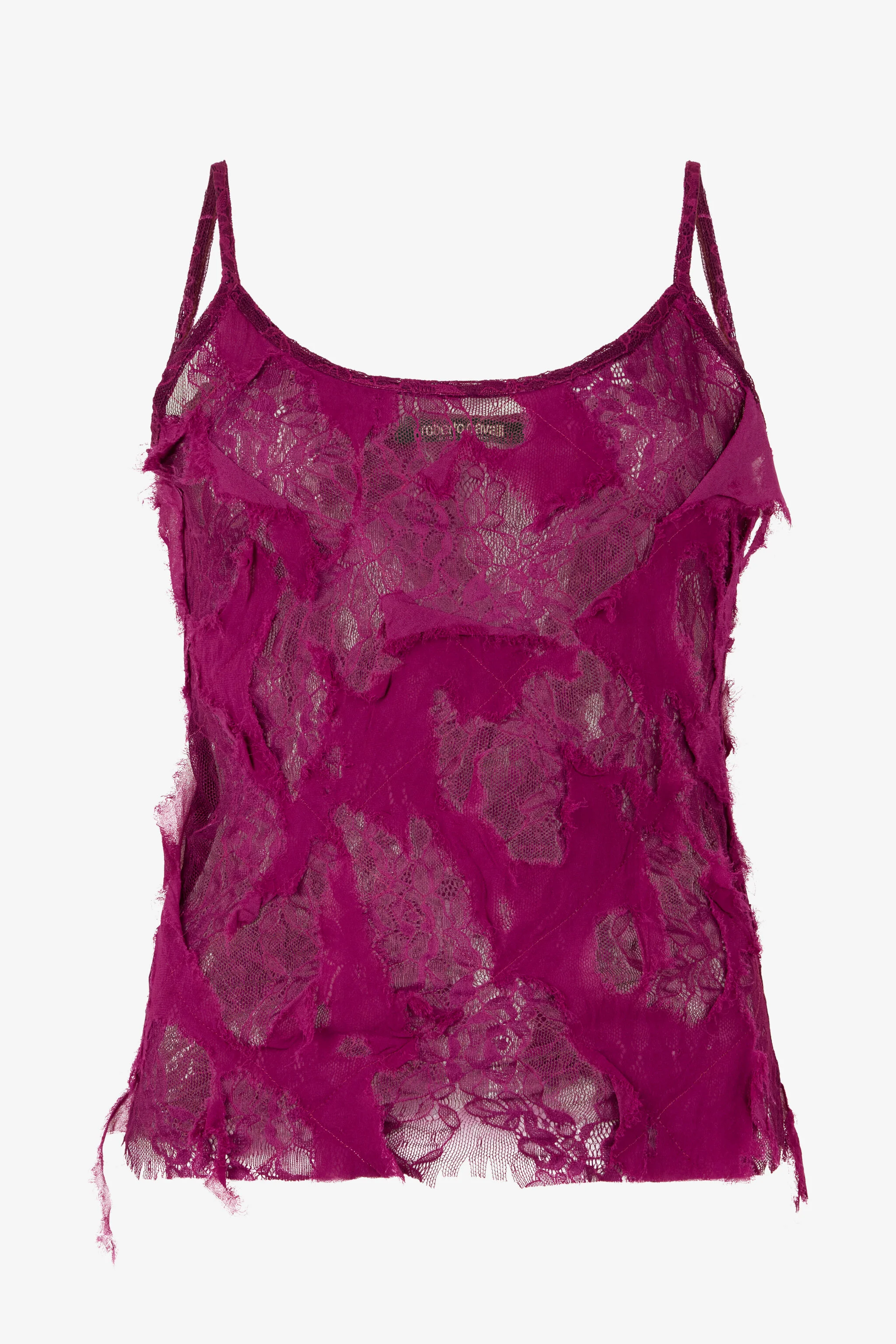 Top with Destroyed-Effect Lace - 1