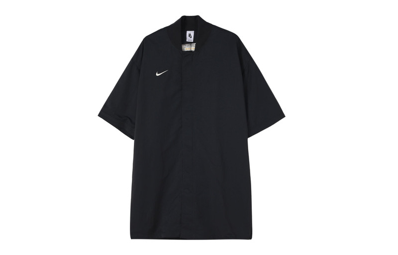 Nike Nike x Fear of God x NBA Crossover Solid Color Loose Short Sleeve Shirt Black CU4686-010 outlook
