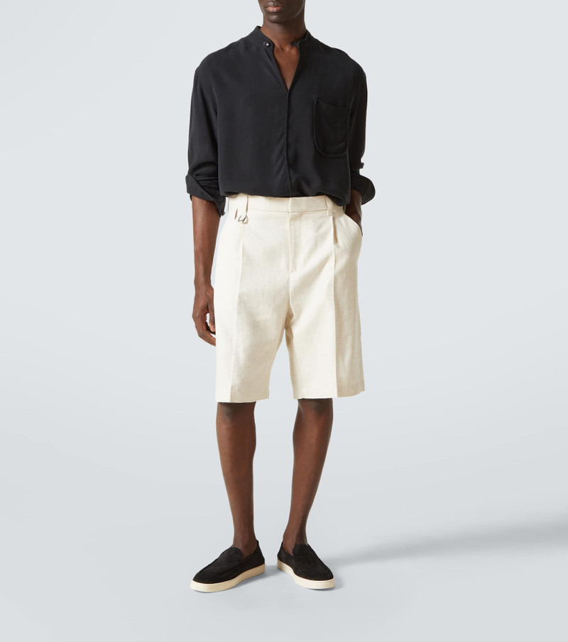 GIORGIO ARMANI suede loafers outlook