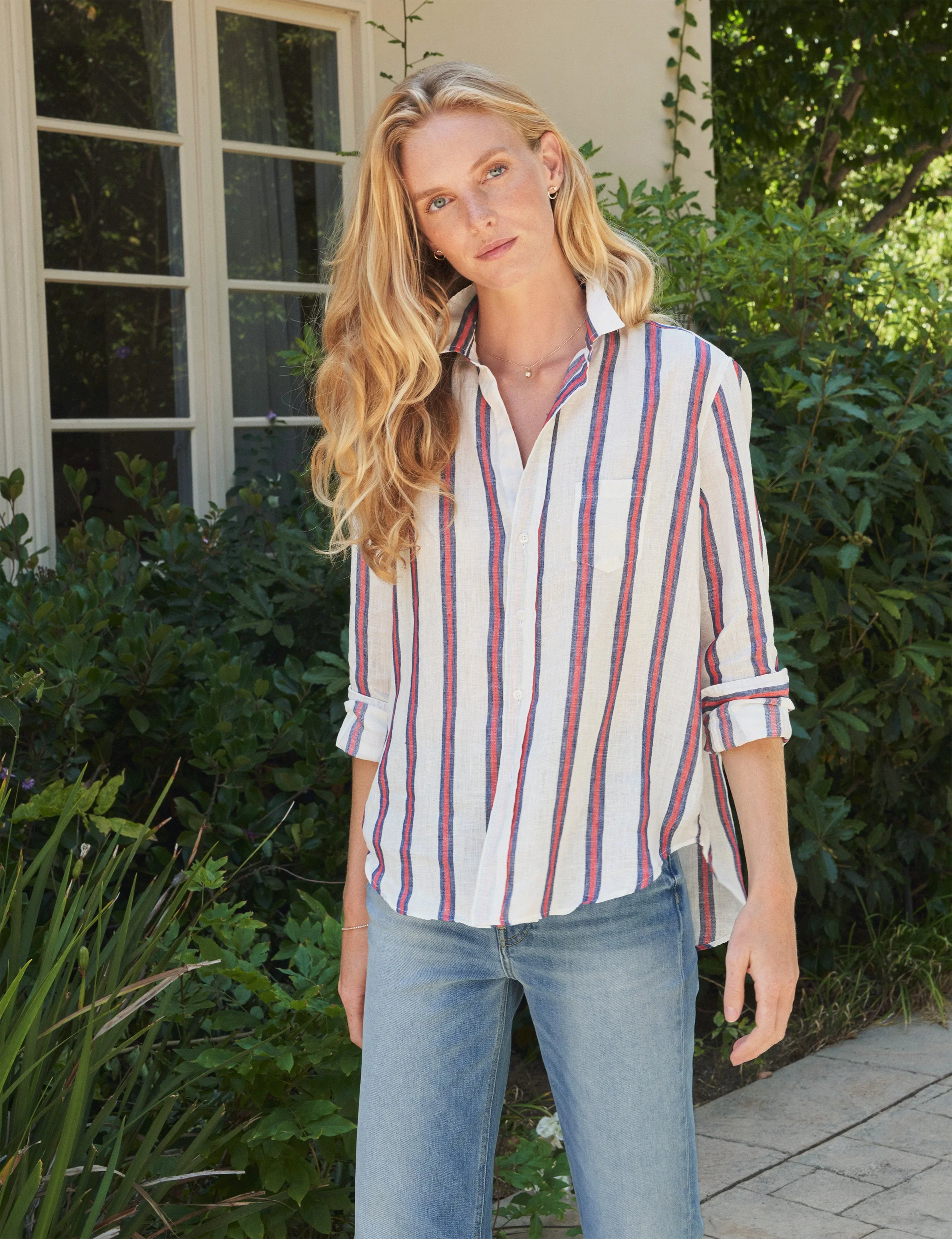 Relaxed Button-Up Shirt - 1