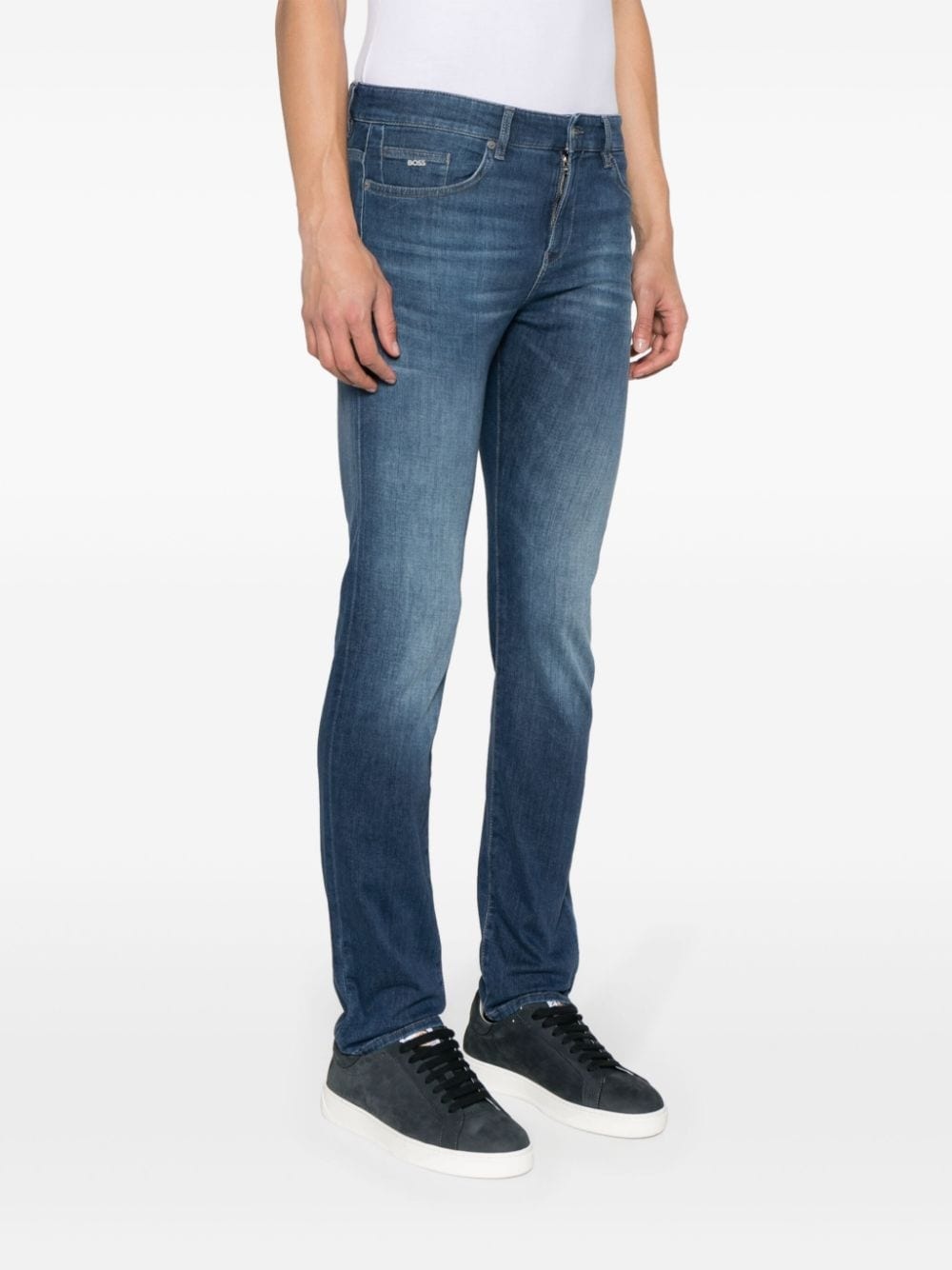 mid-rise straight-leg jeans - 3