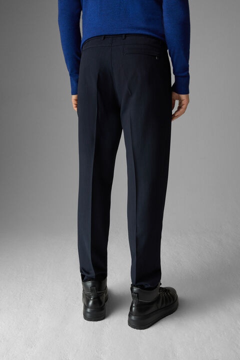 James Pants in Navy blue, melange - 3