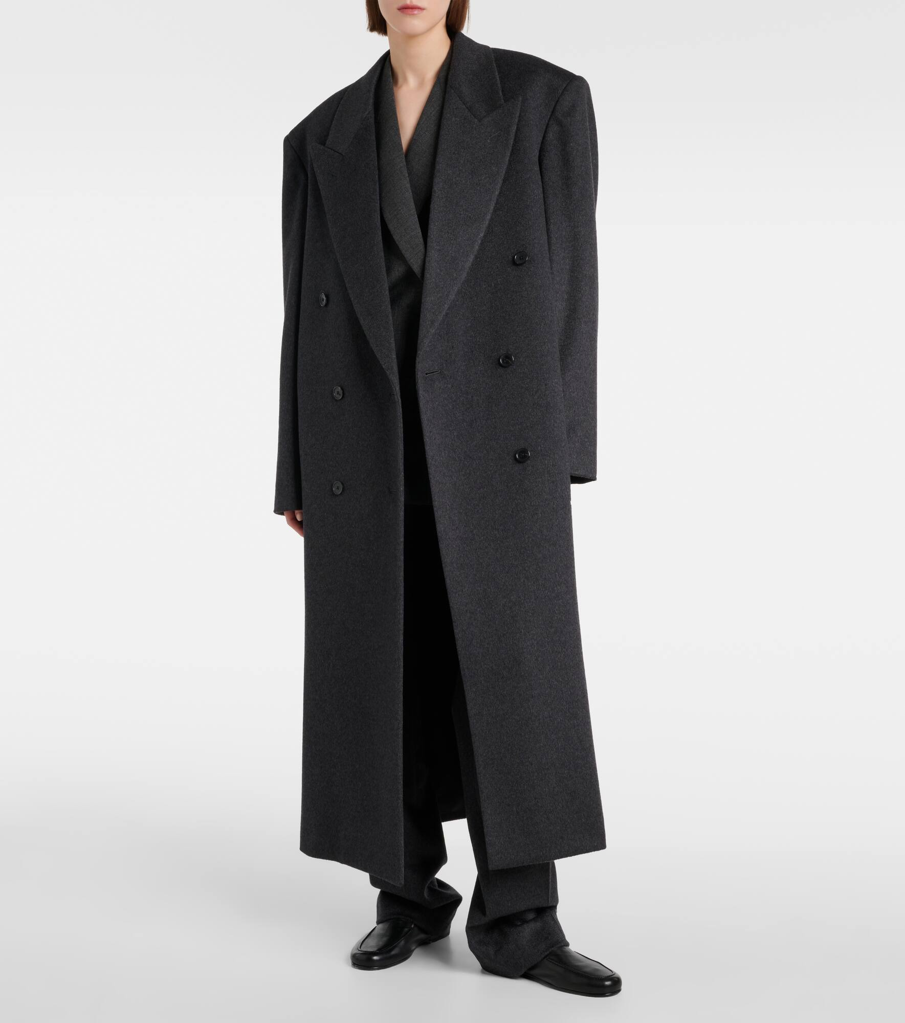 Selvie cashmere straight pants - 2
