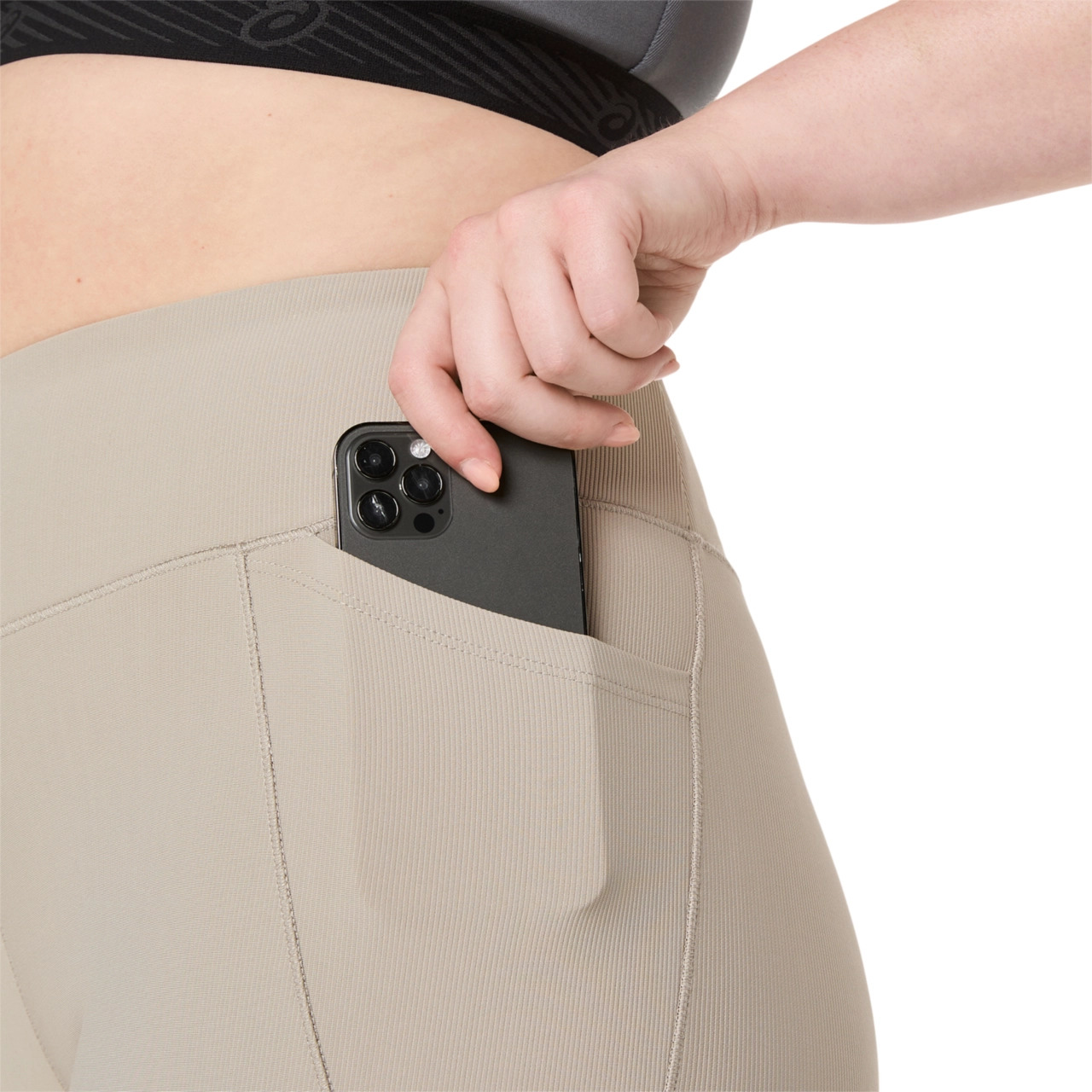WOMEN'S RIB HIGH WAIST  7/8 TIGHT - 4