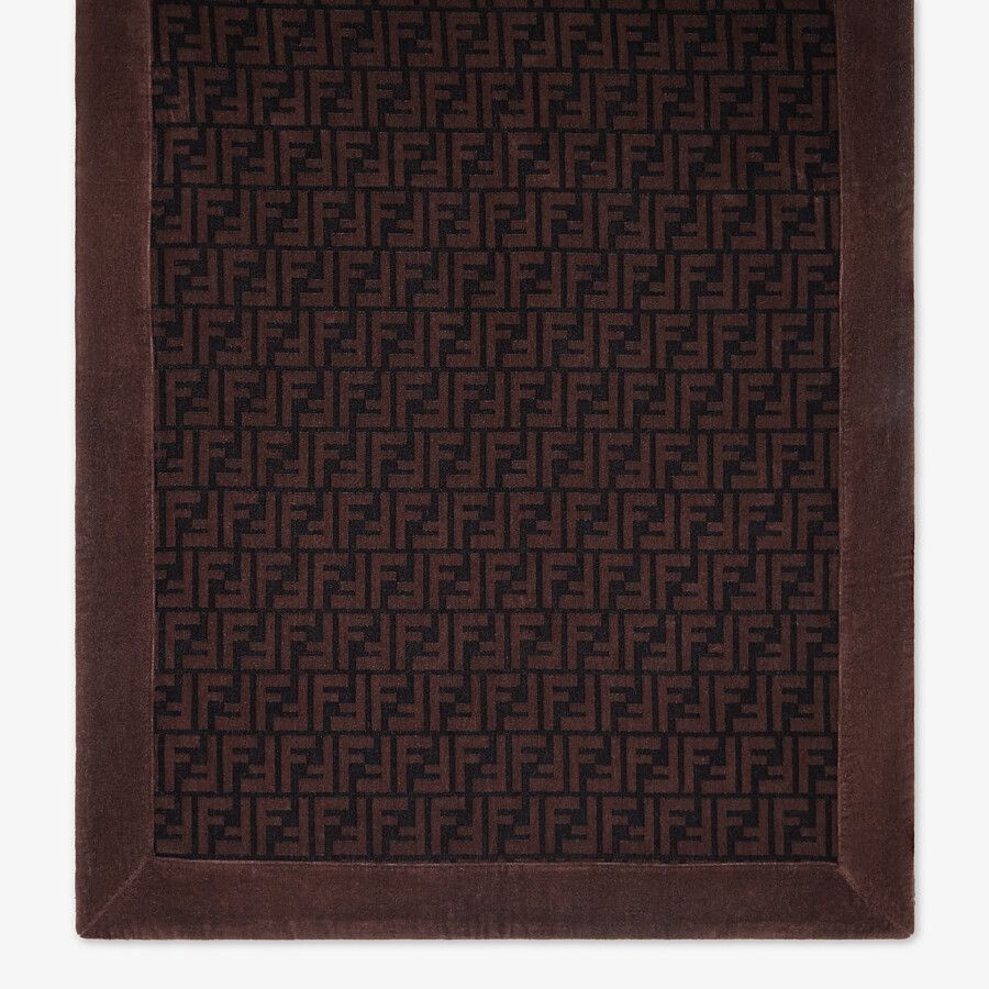 Brown cotton beach towel - 3