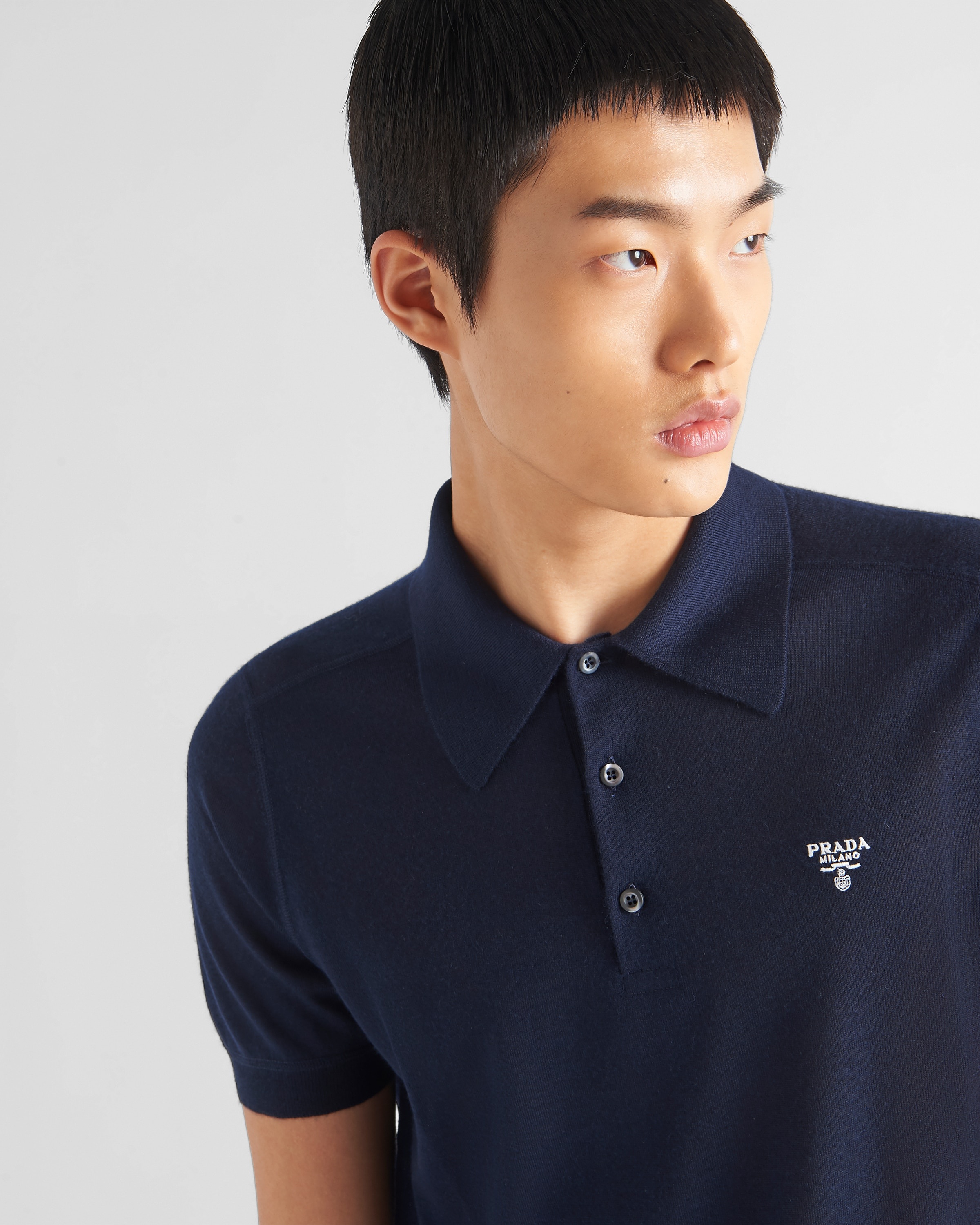 Cashmere polo shirt - 4