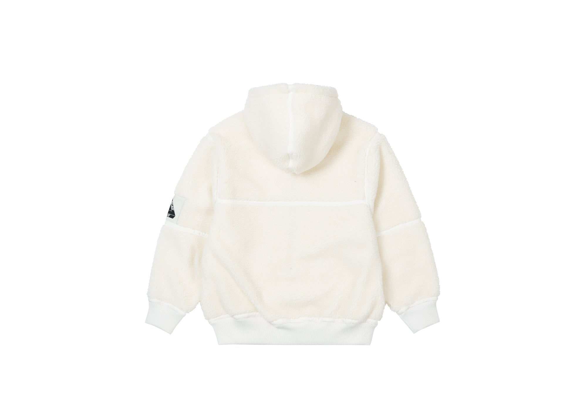 SHERPA HOODED JACKET OFF WHITE - 2