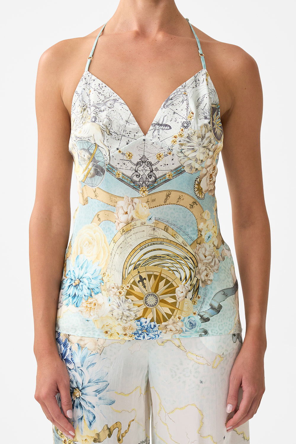 CHAIN DETAIL BIAS CAMI - 5