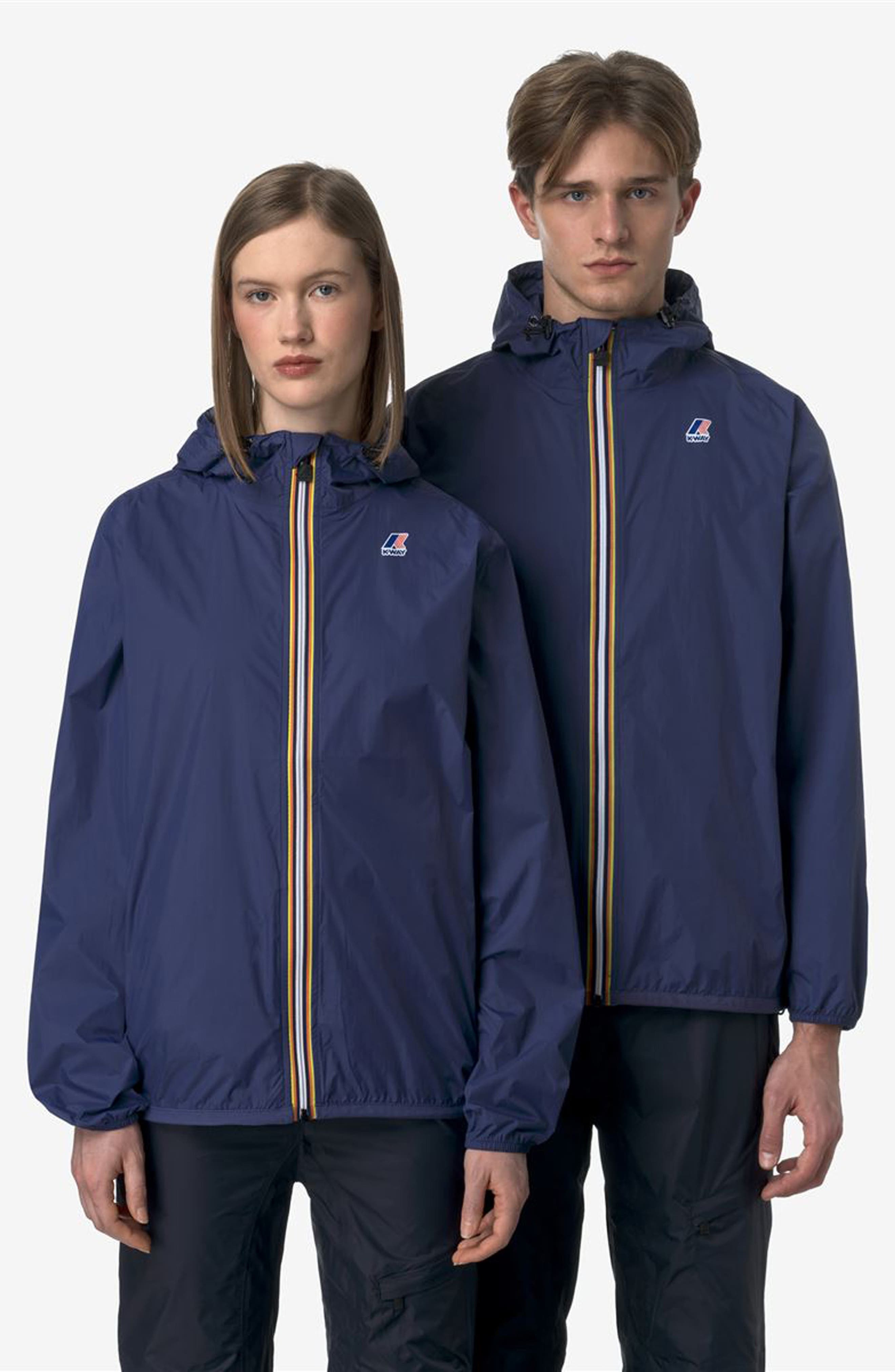 K-Way Le Vrai 4.0 Claude Water Repellent Jacket in Blue Deep Cobalt at Nordstrom - 6
