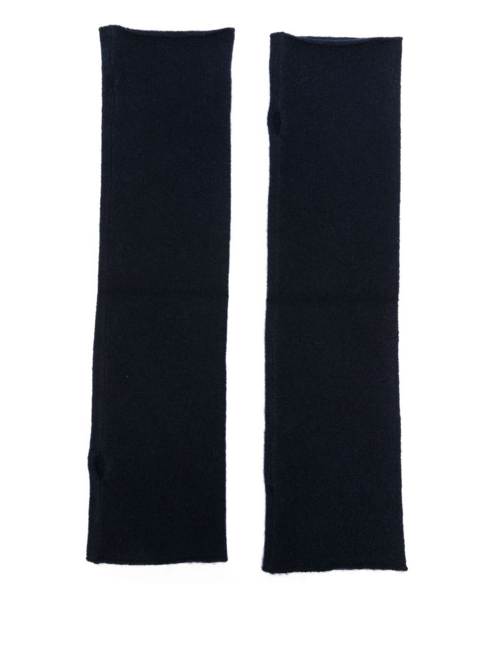 ribbed cashmere arm warmers - 2