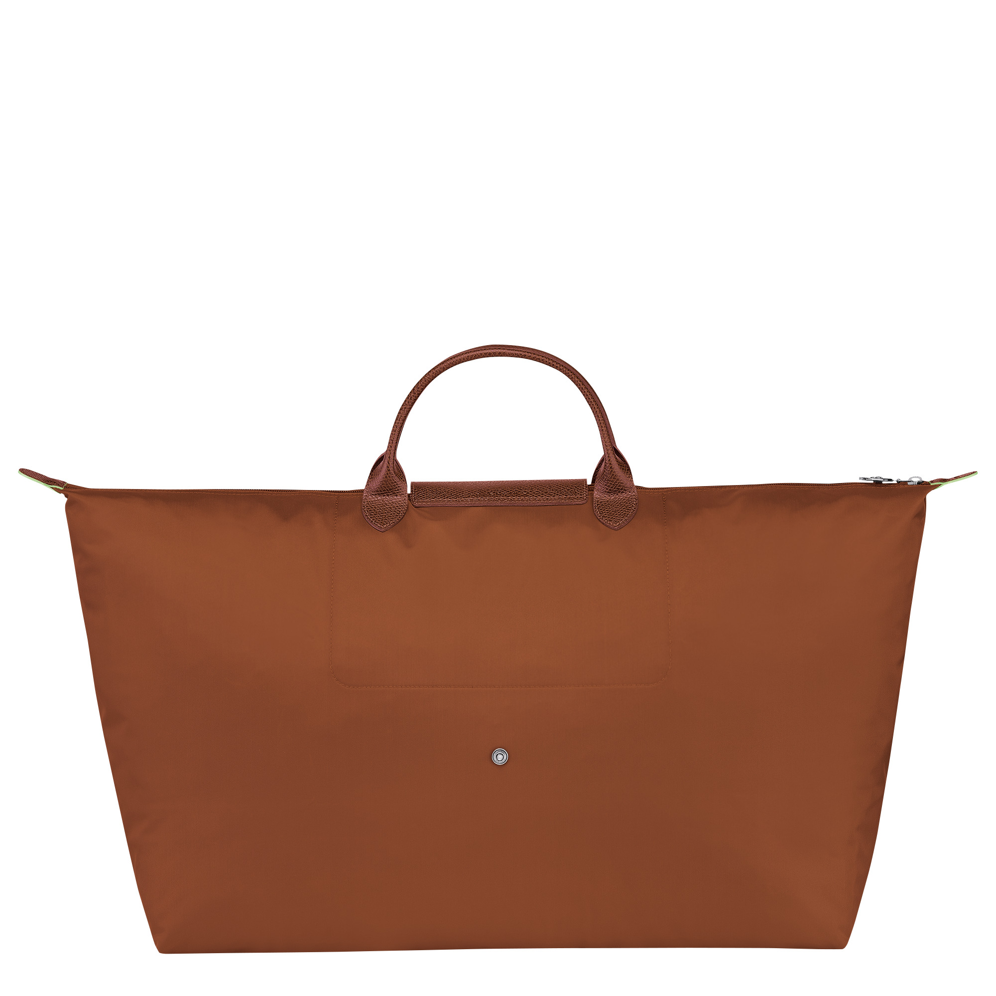 Le Pliage Green M Travel bag Cognac - Recycled canvas - 4