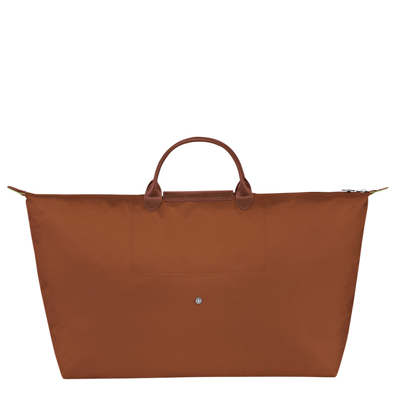Le Pliage Green M Travel bag Cognac - Recycled canvas 4