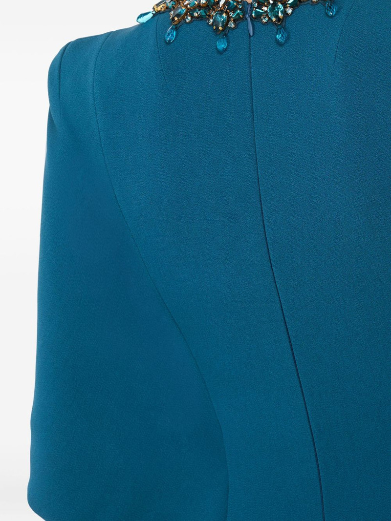 Ursa embellished-neck midi dress 4