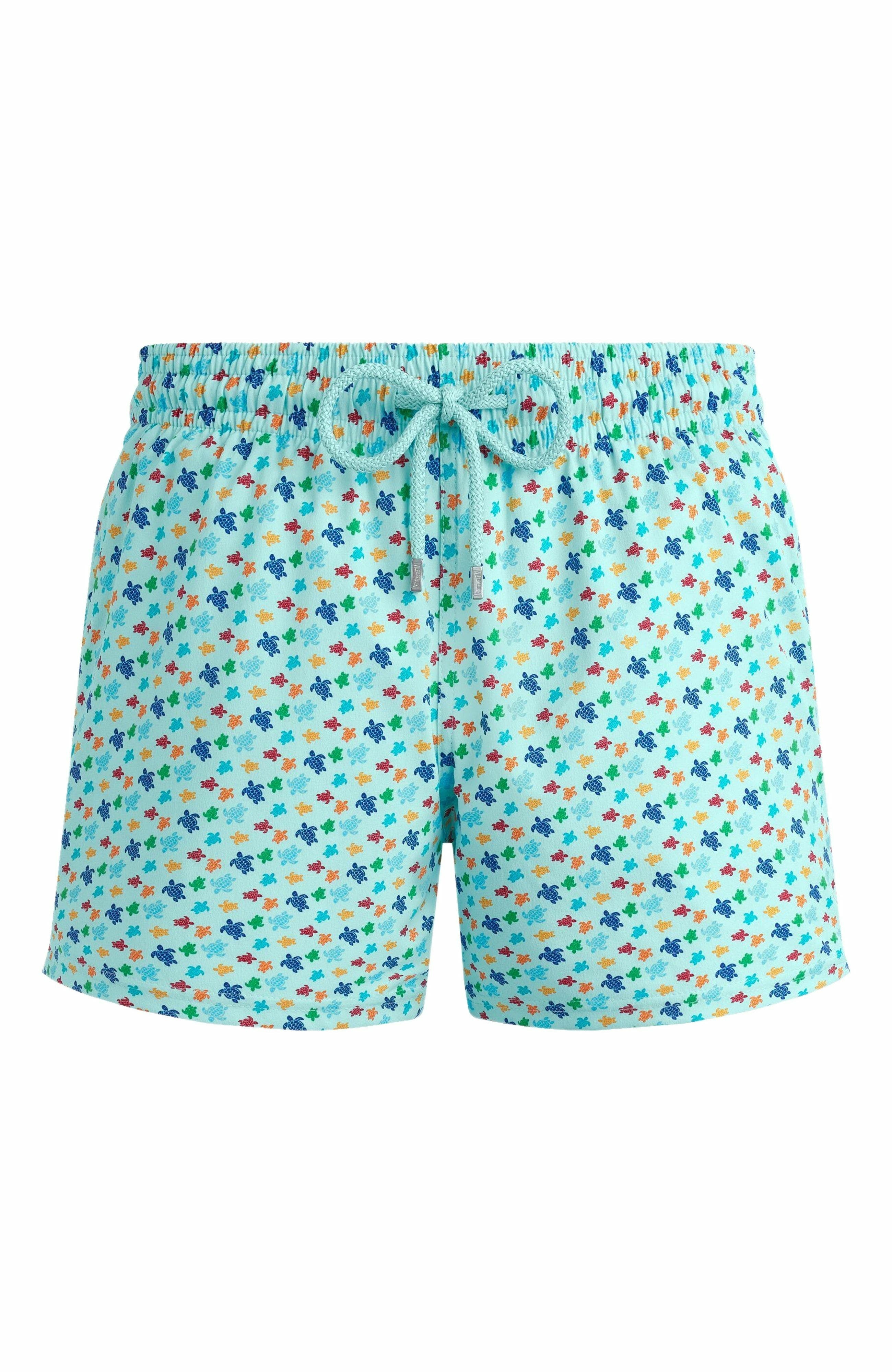 Vilebrequin Men's Micro Ronde Des Tortues Rainbow Stretch Short Swim Shorts in Pacific at Nordstrom - 2