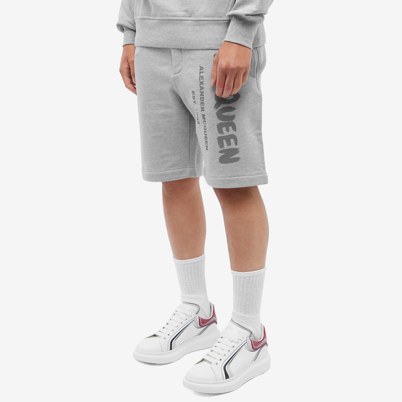 Alexander McQueen Alexander McQueen Graffiti Logo Sweat Short outlook