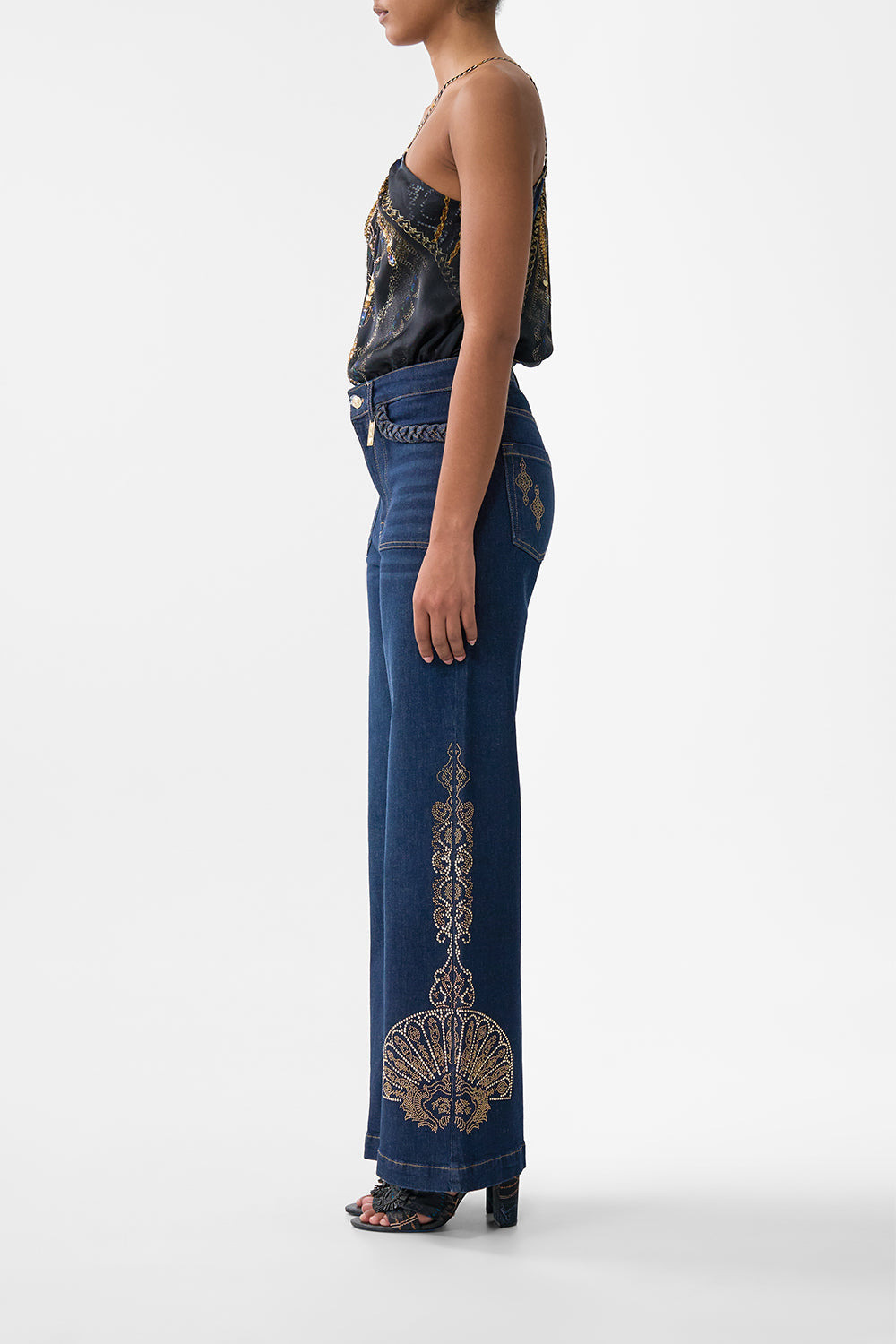 JENNA ISTANBUL ALCHEMY HIGH WAISTED FLARE - 4