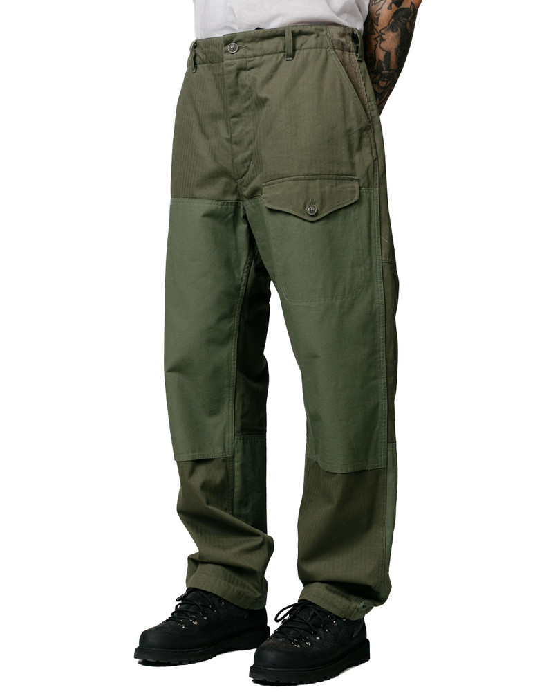 Engineered Garments Field Pant Olive Cotton Herringbone Twill outlook