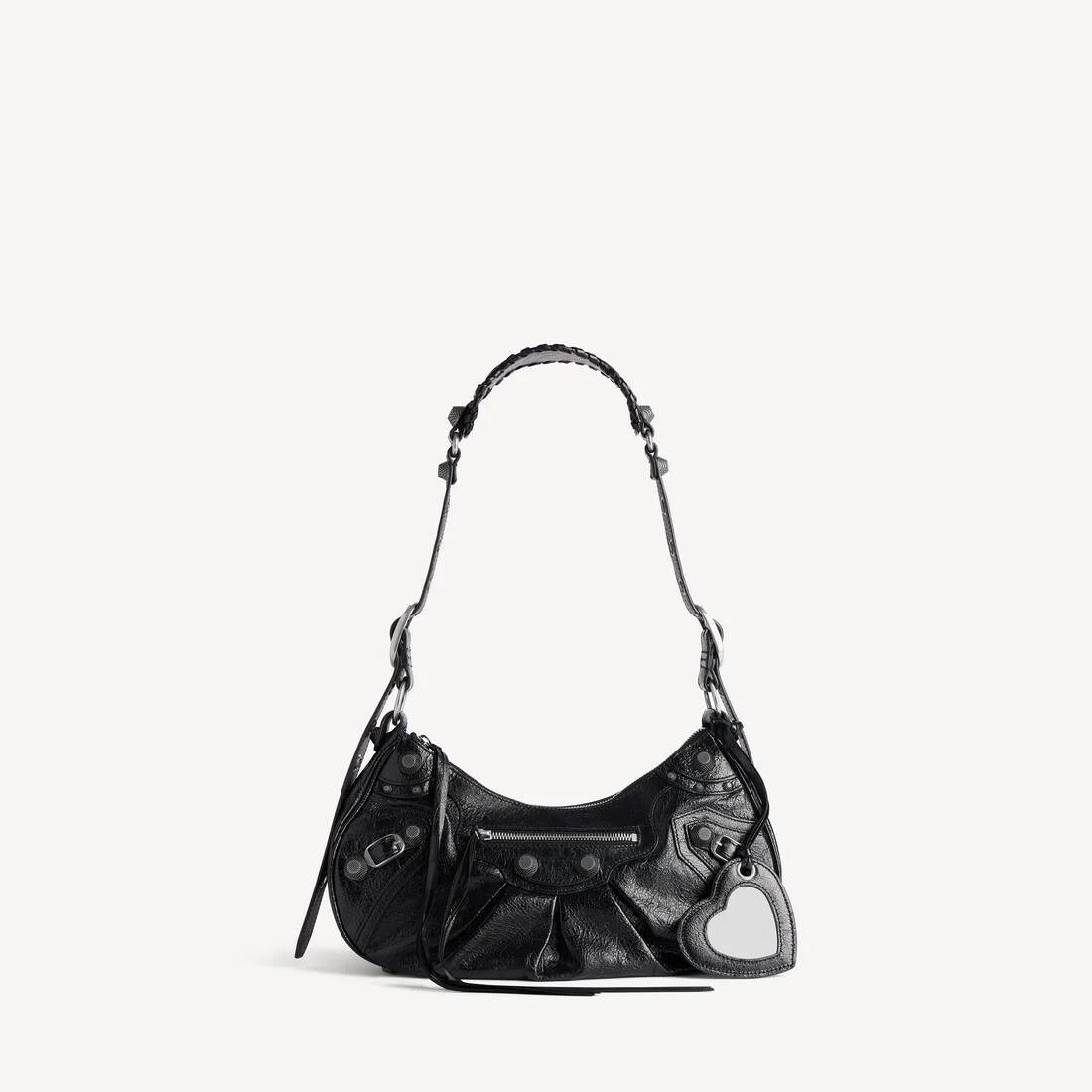 Women's Le Cagole Small Shoulder Bag in Black - 1