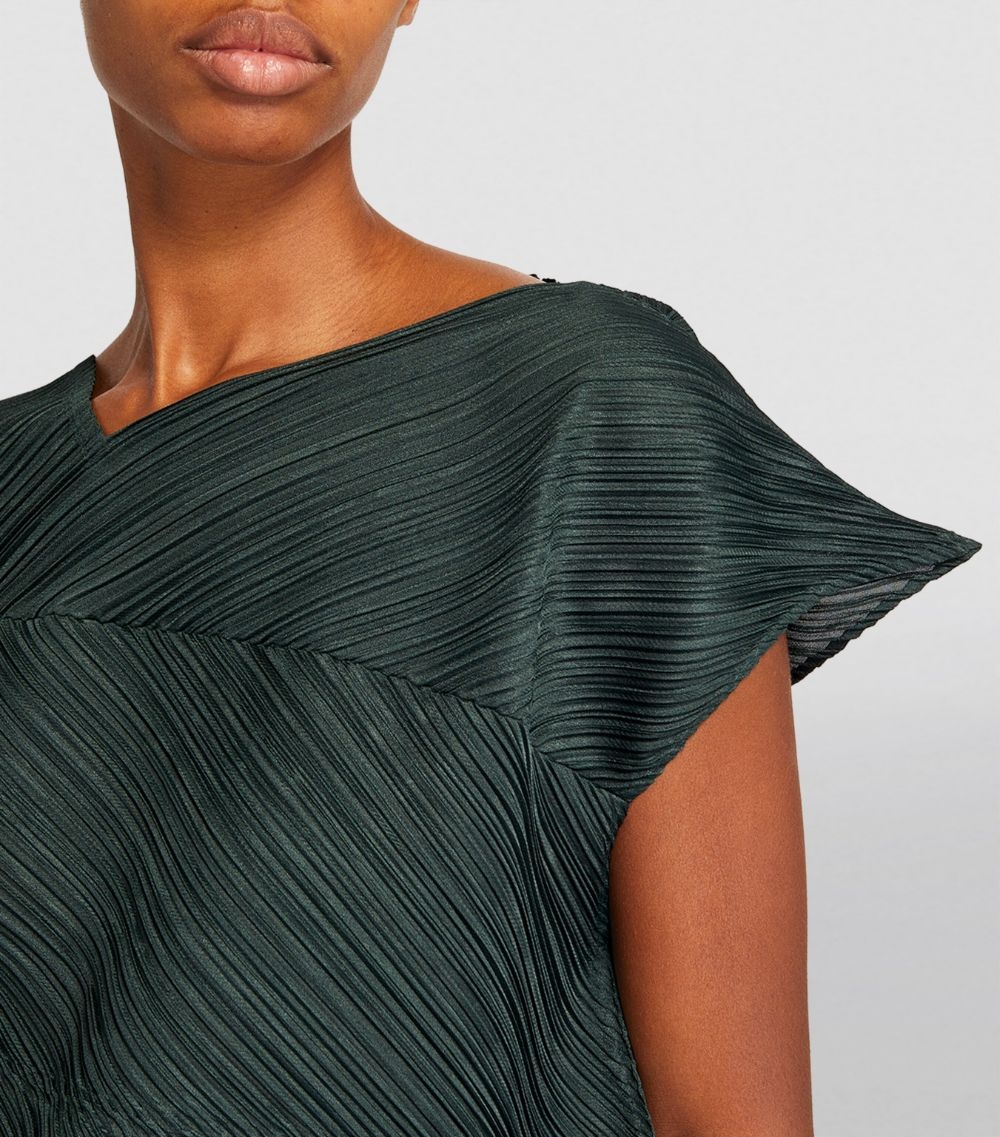 Pleats Please Issey Miyake Pleated Palm Top | REVERSIBLE