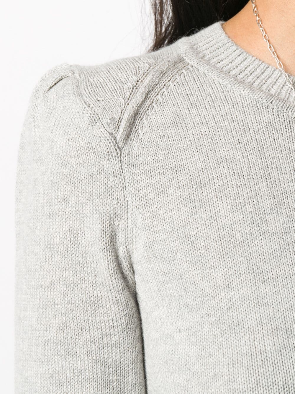 ribbed crew neck jumper - 5