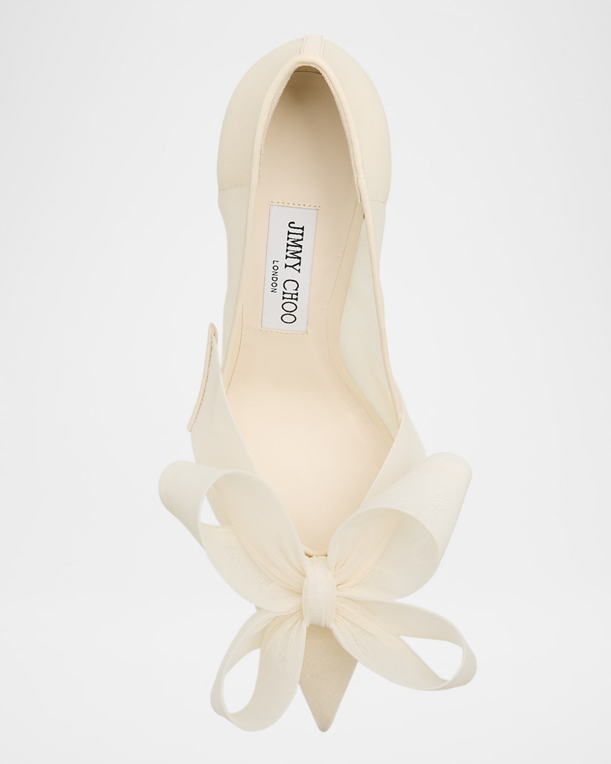 Staz Bow Mesh Pointed Pumps - 5