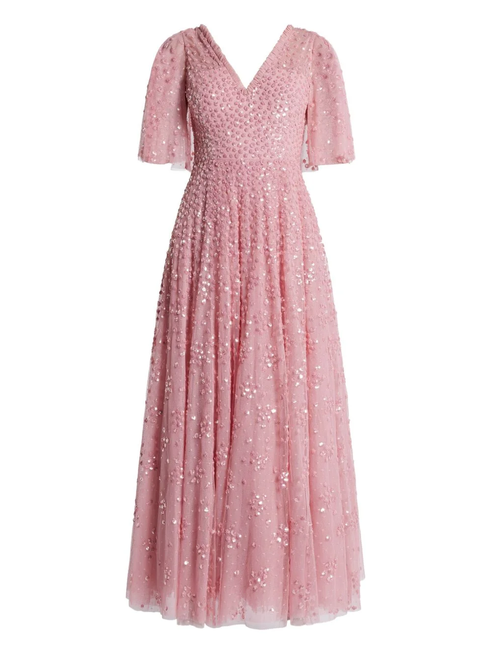 sequin-embellished dress - 1