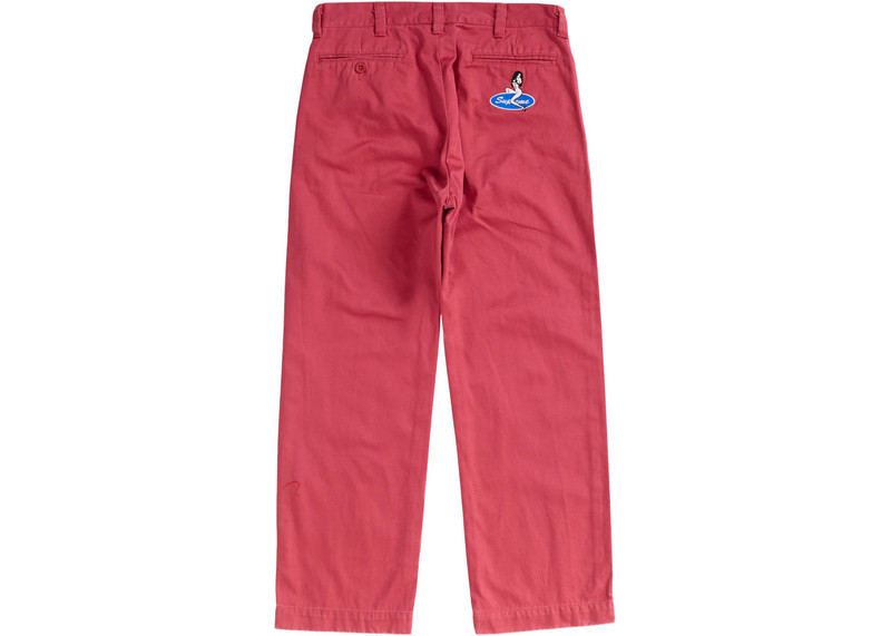 Supreme Supreme Pin Up Chino Pant (SS21) Cardinal outlook