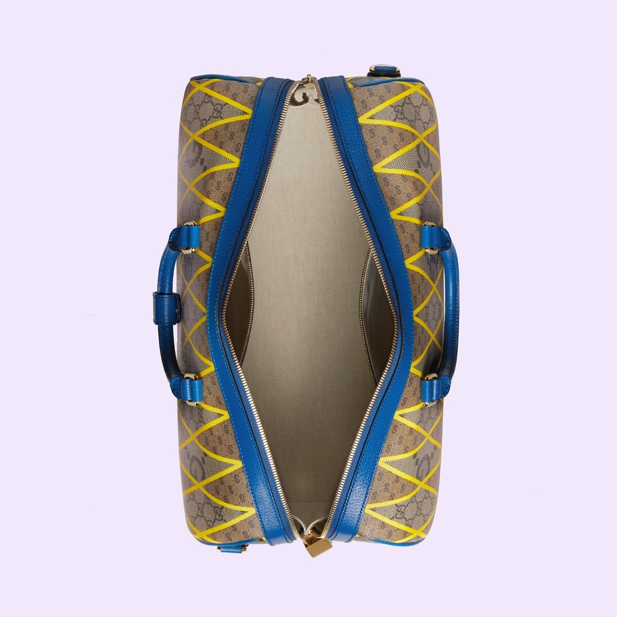 GG rhombus print duffle bag - 6