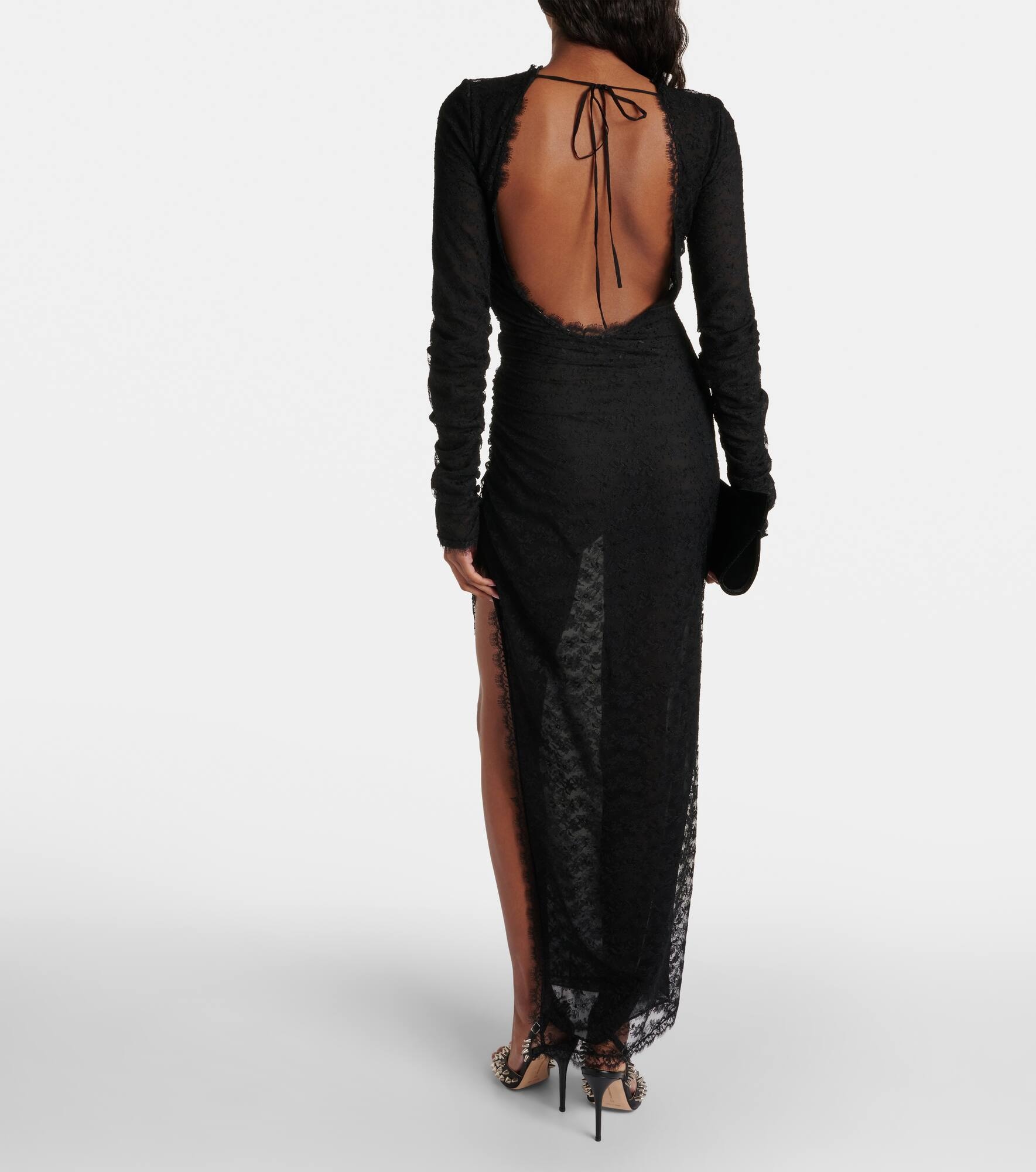 Lace maxi dress - 3