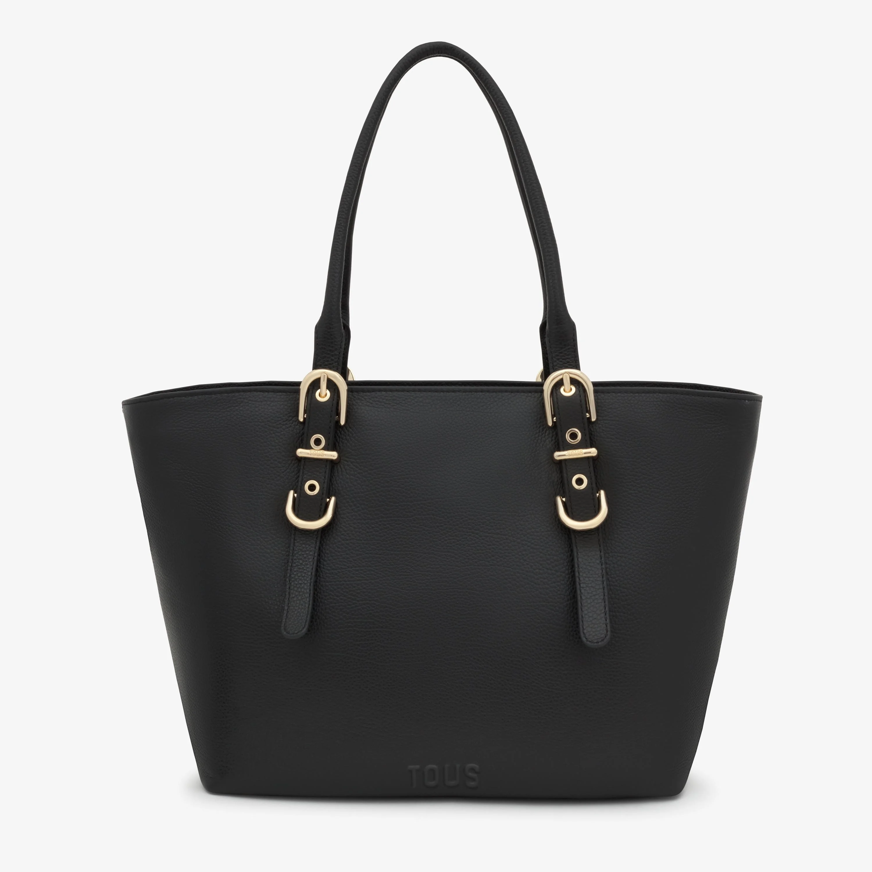 Large black leather Tote bag TOUS Buckles - 1