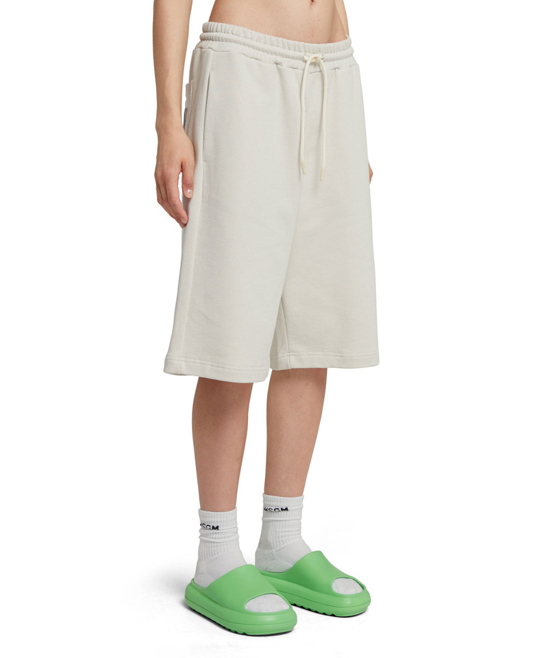 "FANTASTIC GREEN INVERSE SERIES" organic cotton sweat Bermudas 8