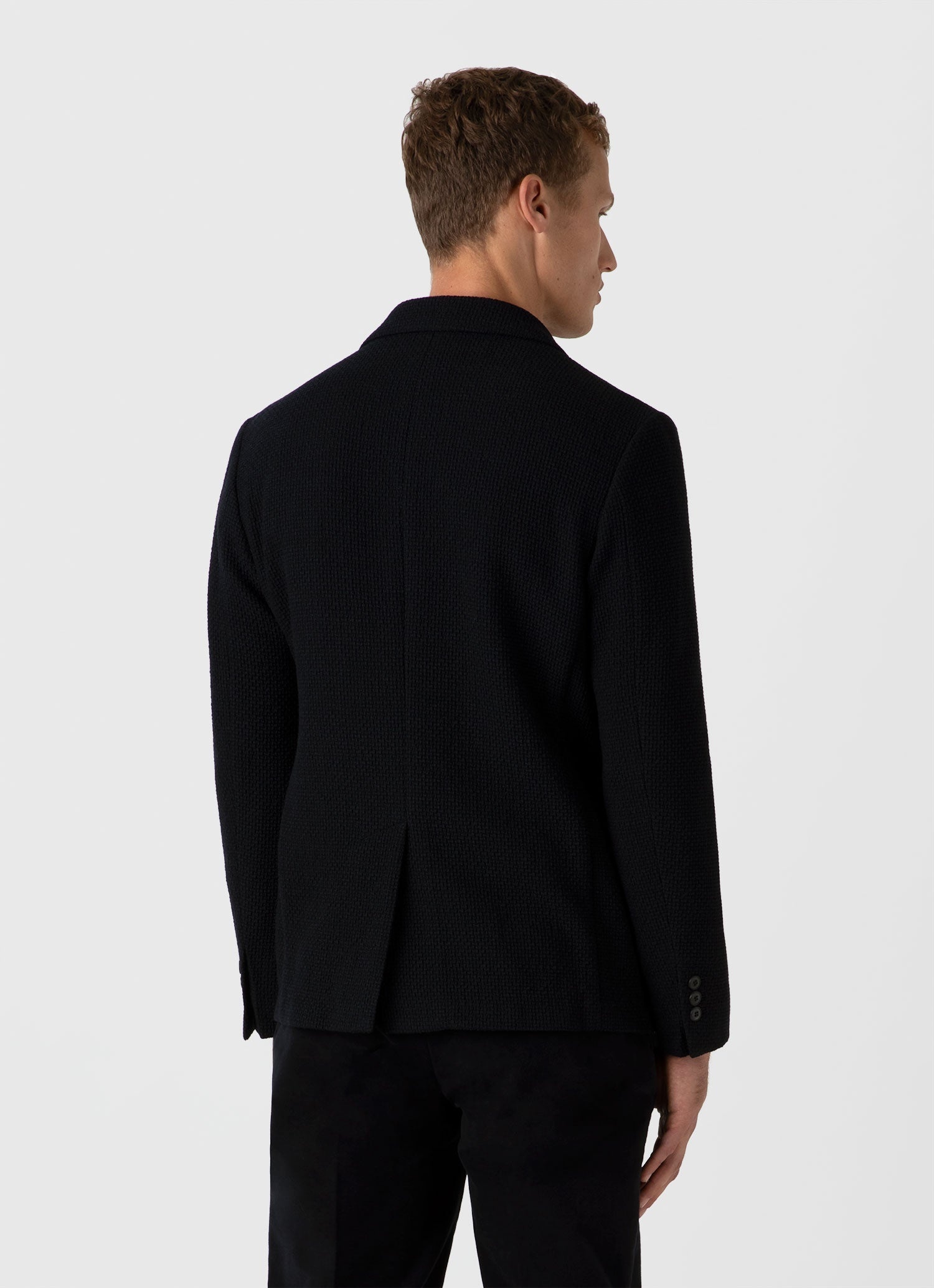 Heavy Wool Jersey Blazer - 5