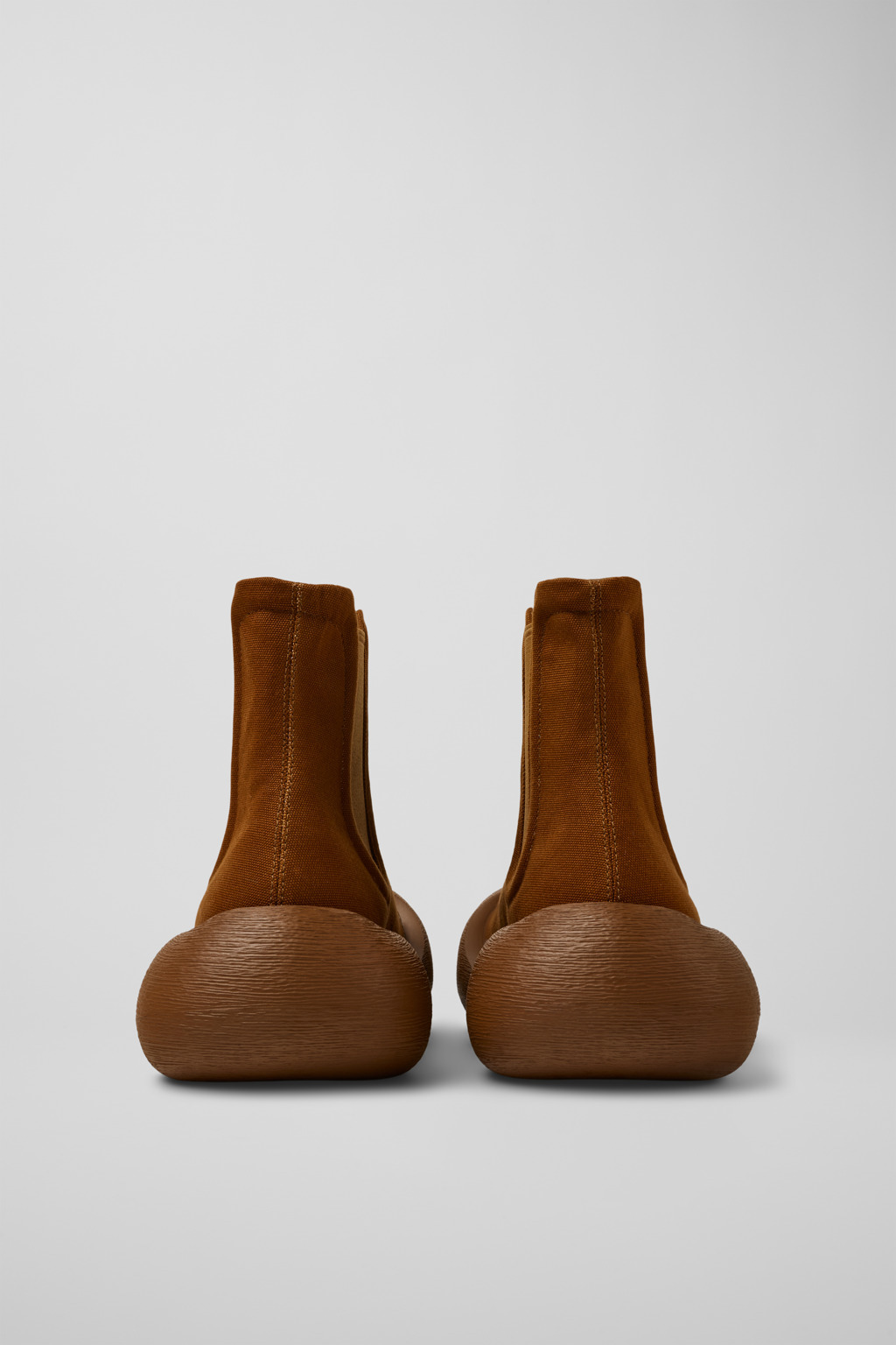 Brown TENCEL® Lyocell Ankle Boots - 3