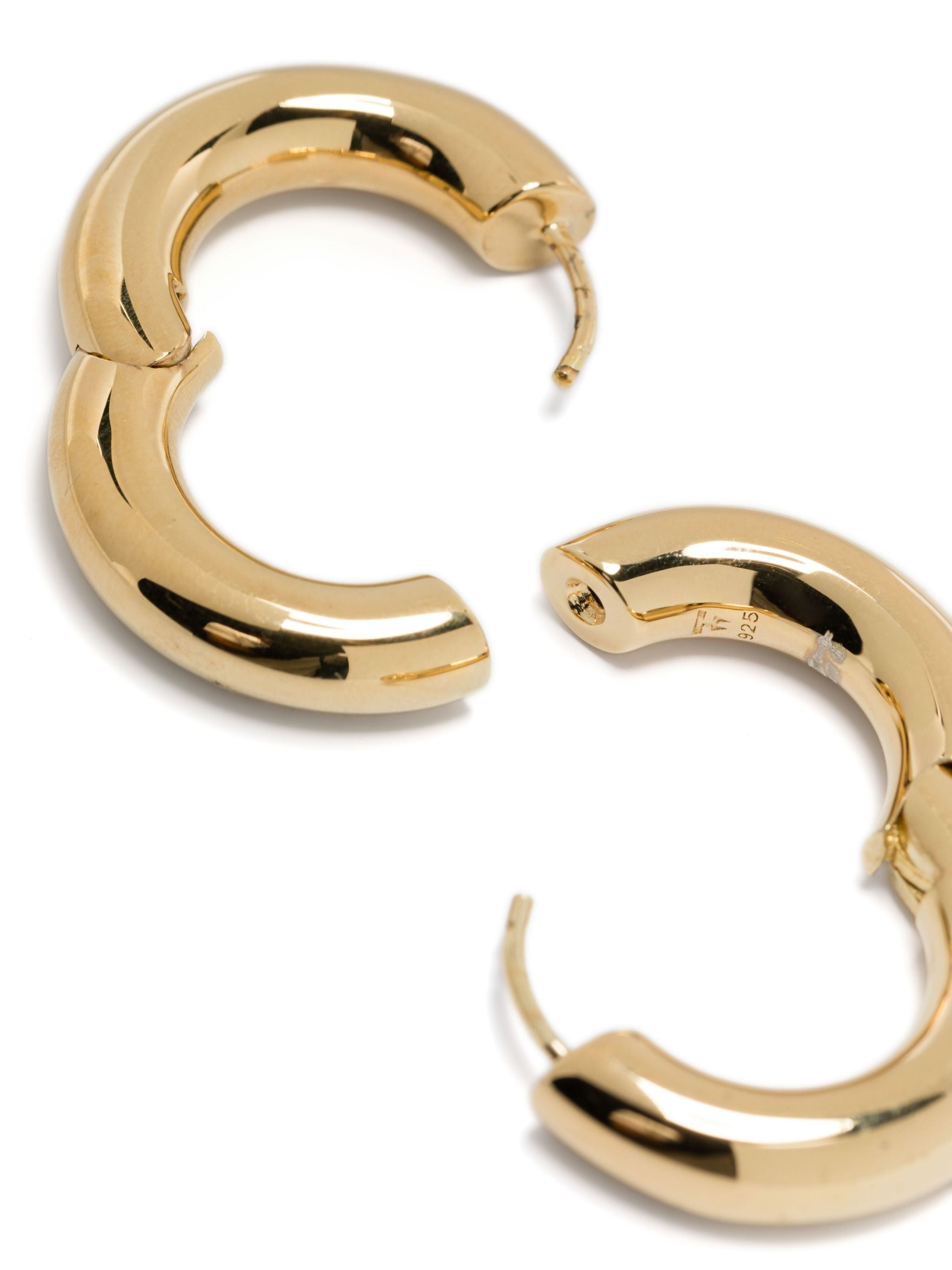 Chunky Hoop Earrings - 3