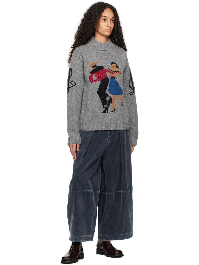YMC Gray Bluto Sweater outlook
